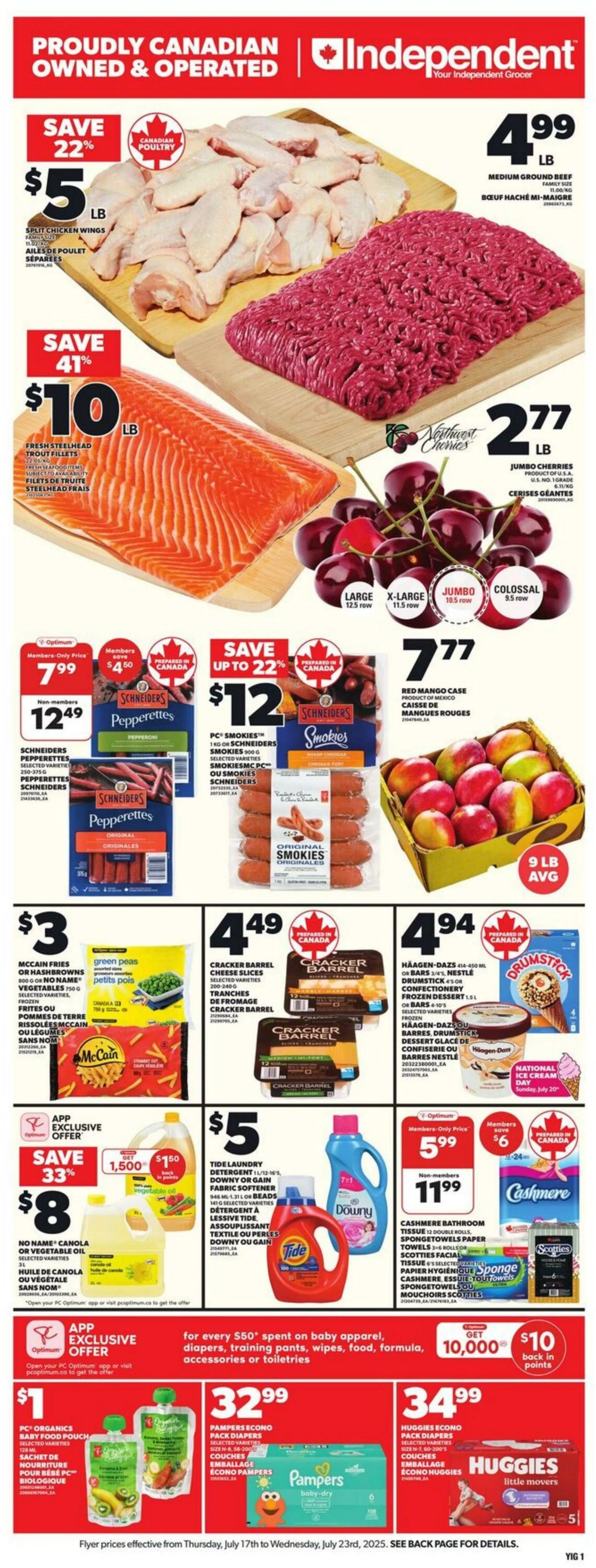 Independent Current flyer from July 17 to July 23 2025 - flyer page 1