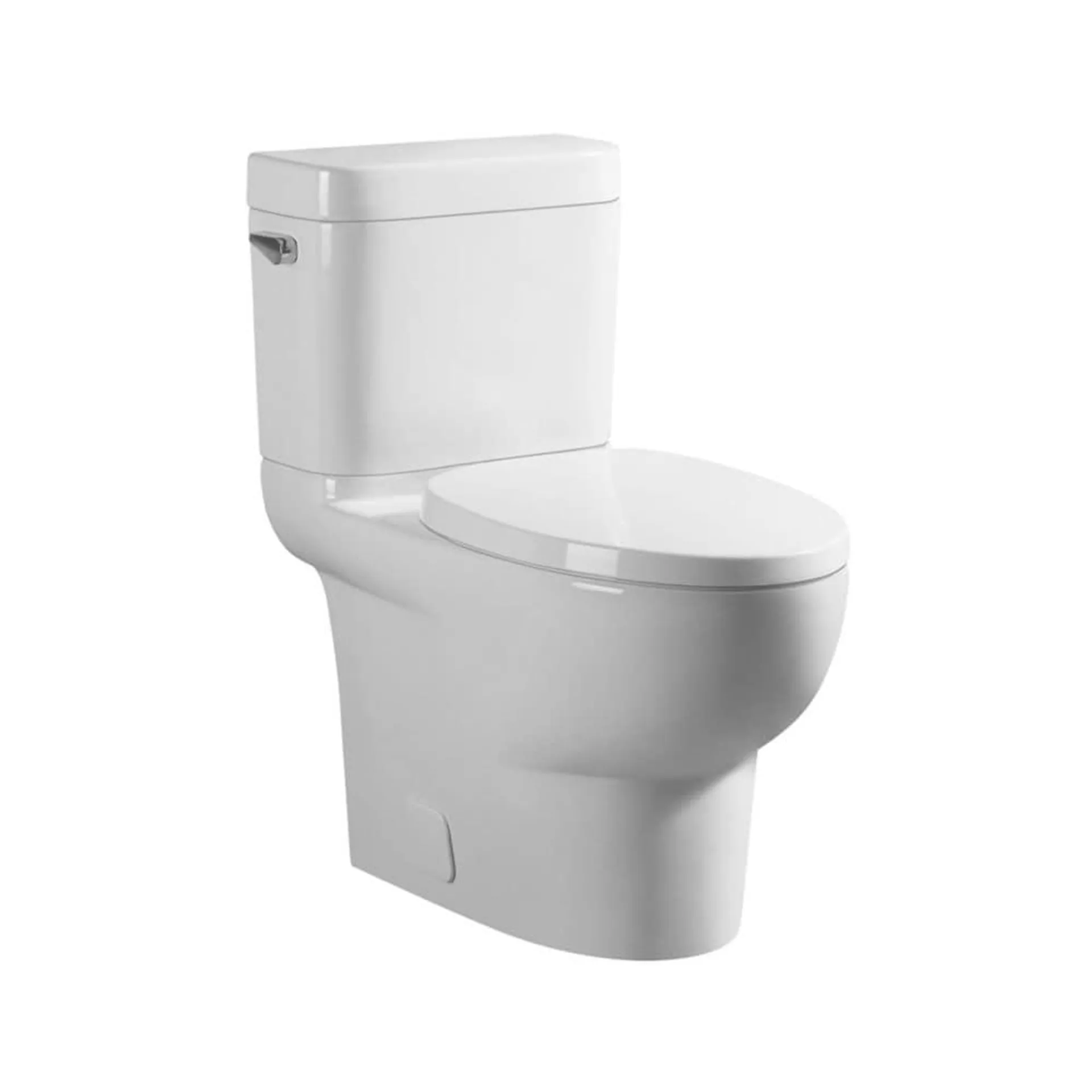 Branston All-in-One 4.8 LPF High Efficiency Elongated 2-Piece Toilet with Concealed Trapway in White
