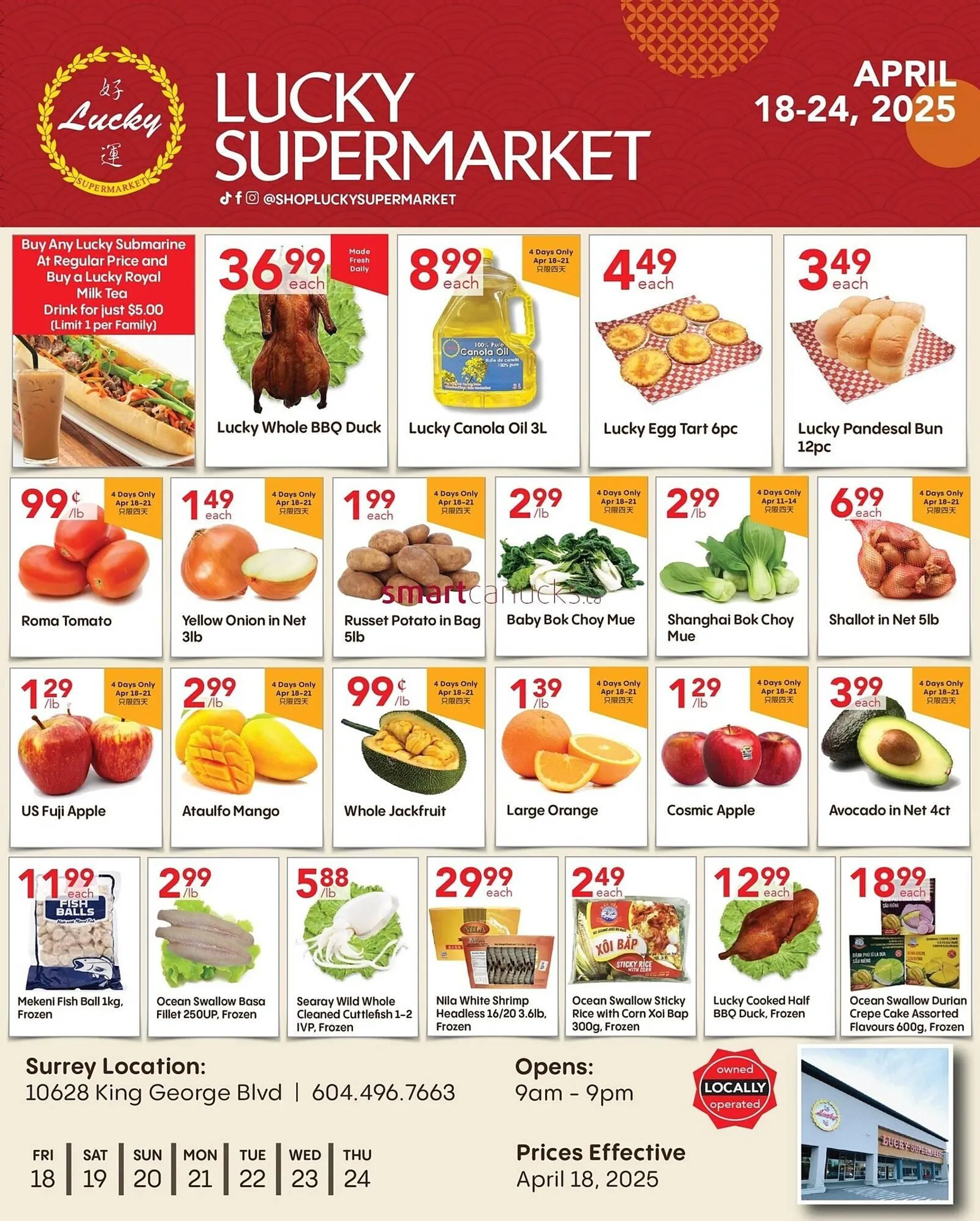 Lucky Supermarket flyer - 1