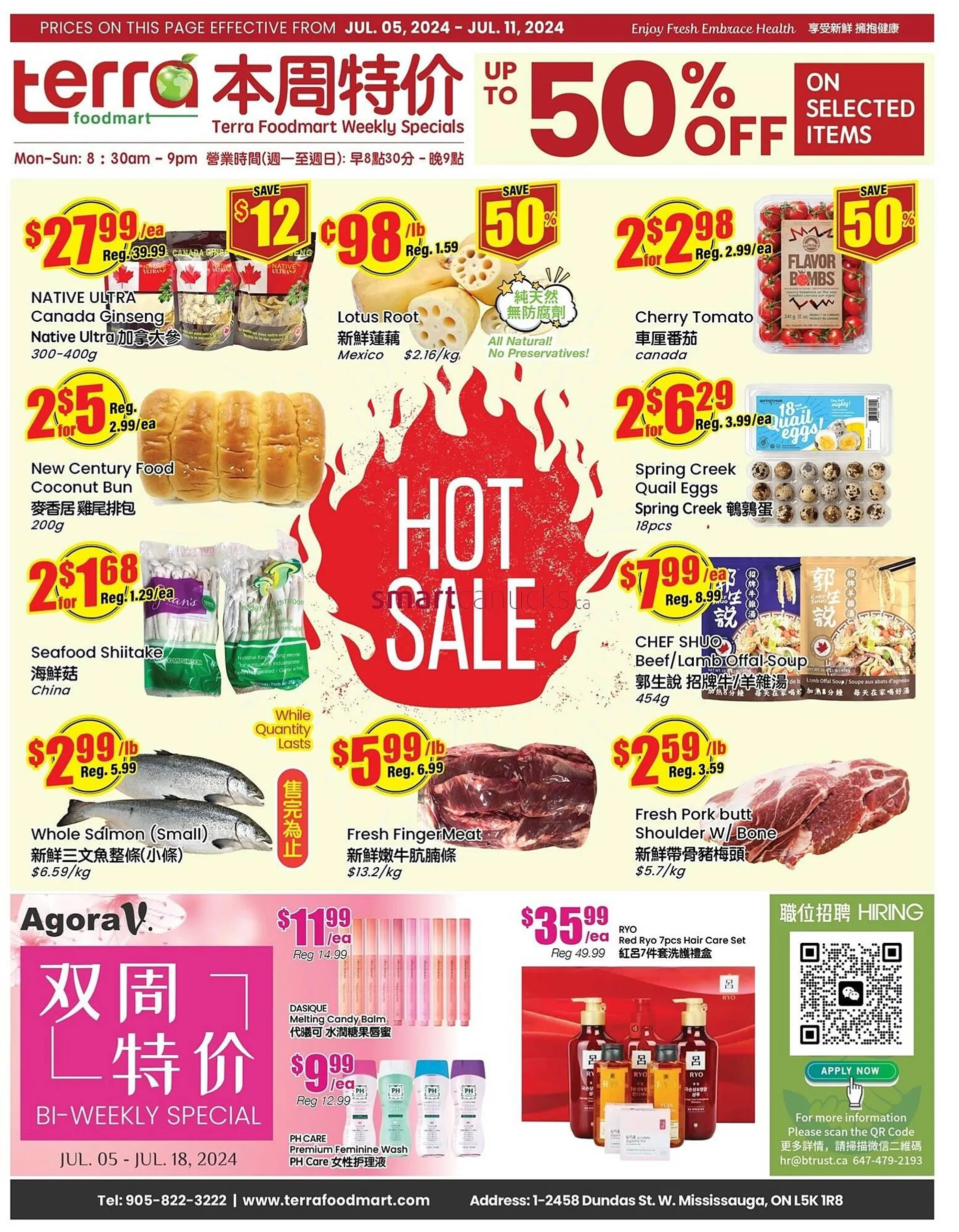 Terra Foodmart flyer - 1