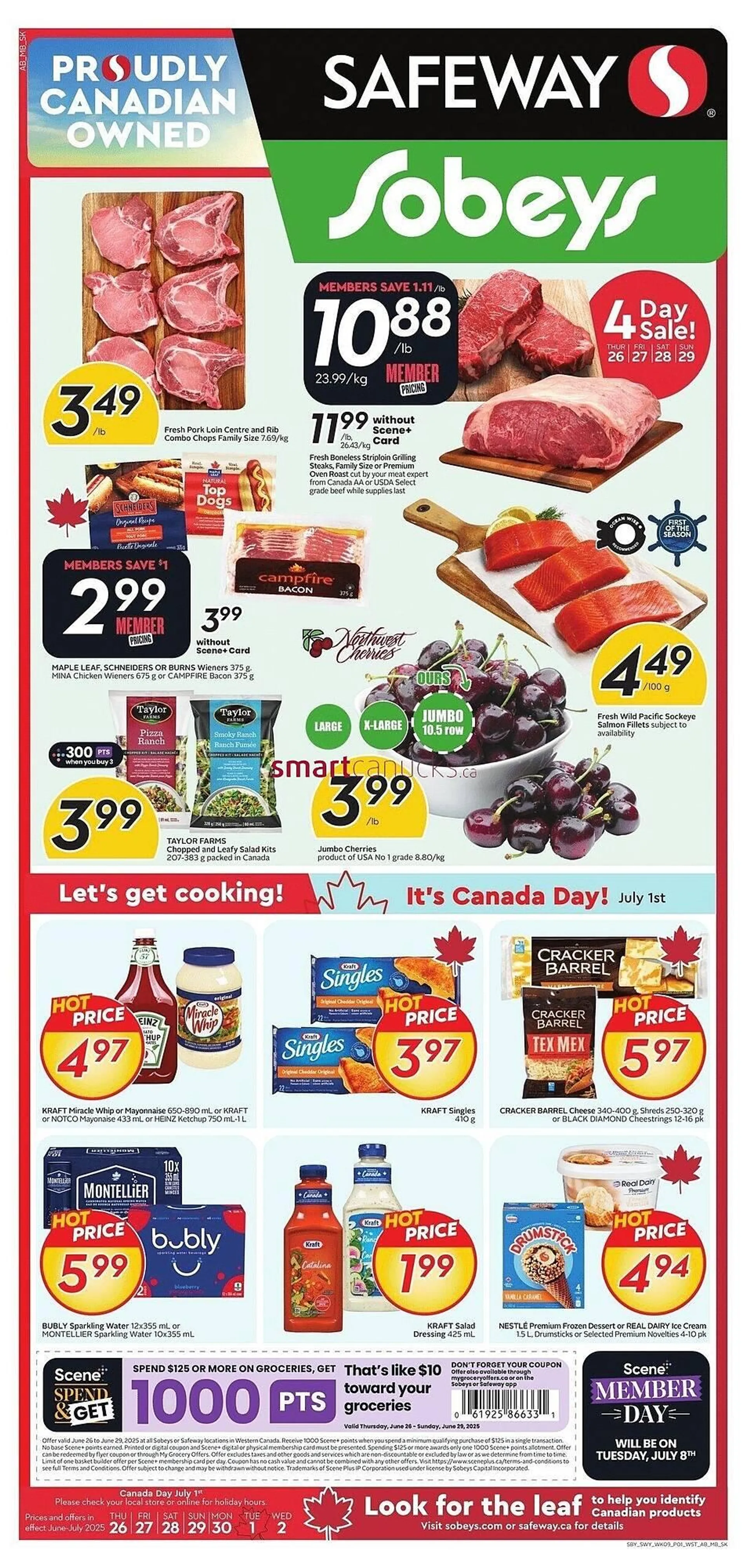 Safeway flyer from June 26 to July 2 2025 - flyer page 1