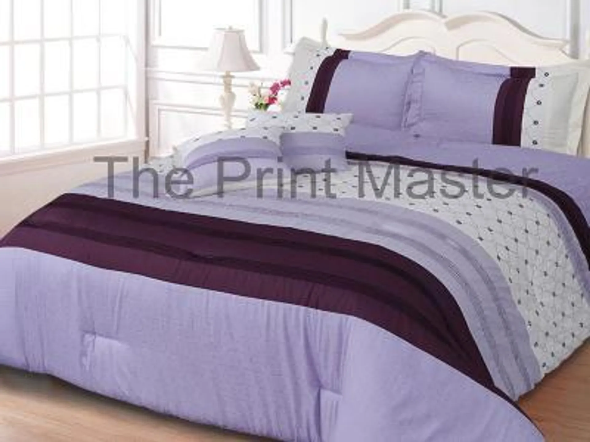 Fabrics Point Comforter 4 Pcs Queen- CM4QCT300FPPW