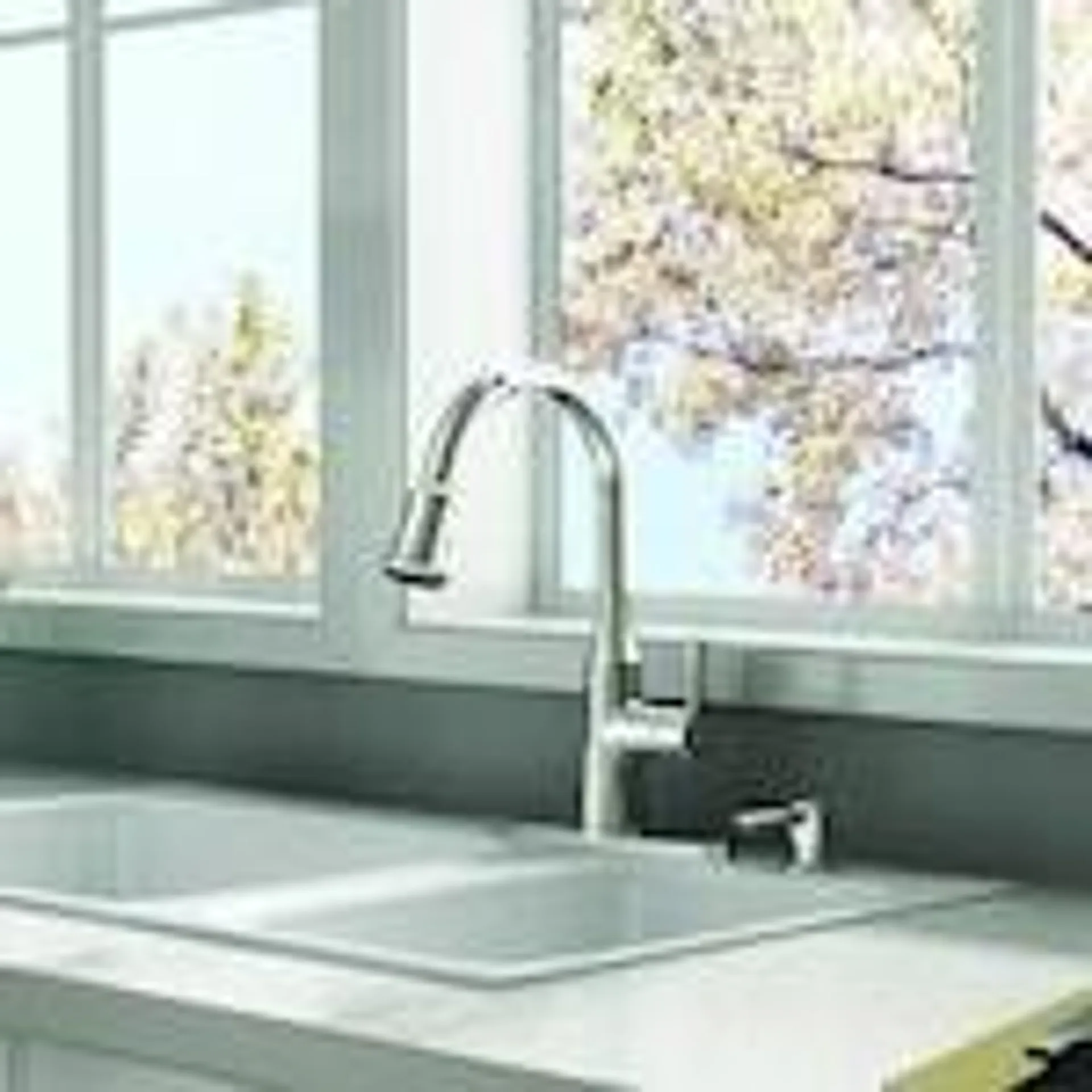 Danao Single Handle Pull-Down 3-Spray Kitchen Faucet with Soap Dispenser in Polished Chrome (Valve & Deck Plate Included)