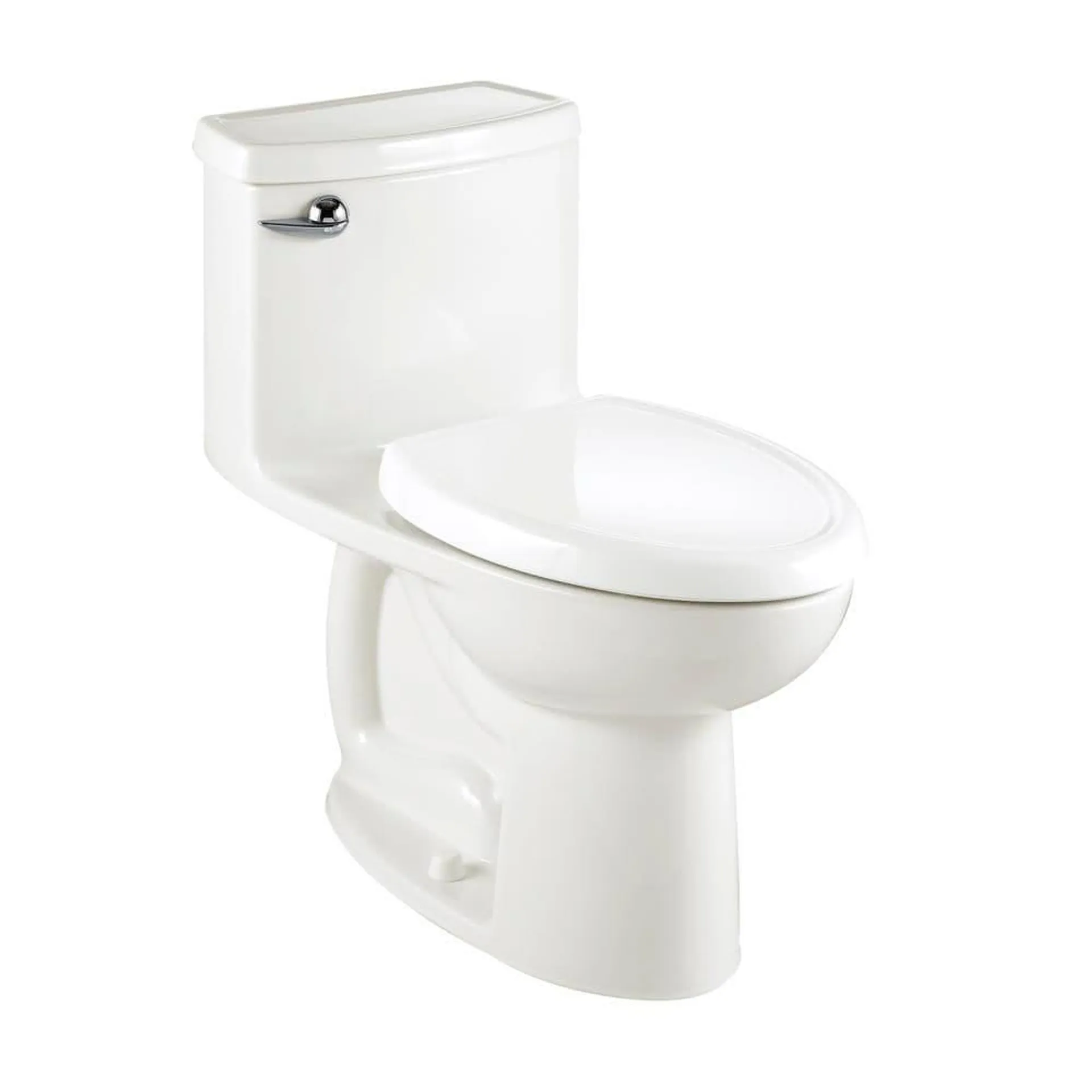 Compact Cadet 3 4.8L Single Flush Right Heigh Elongated One-Piece Toilet in white