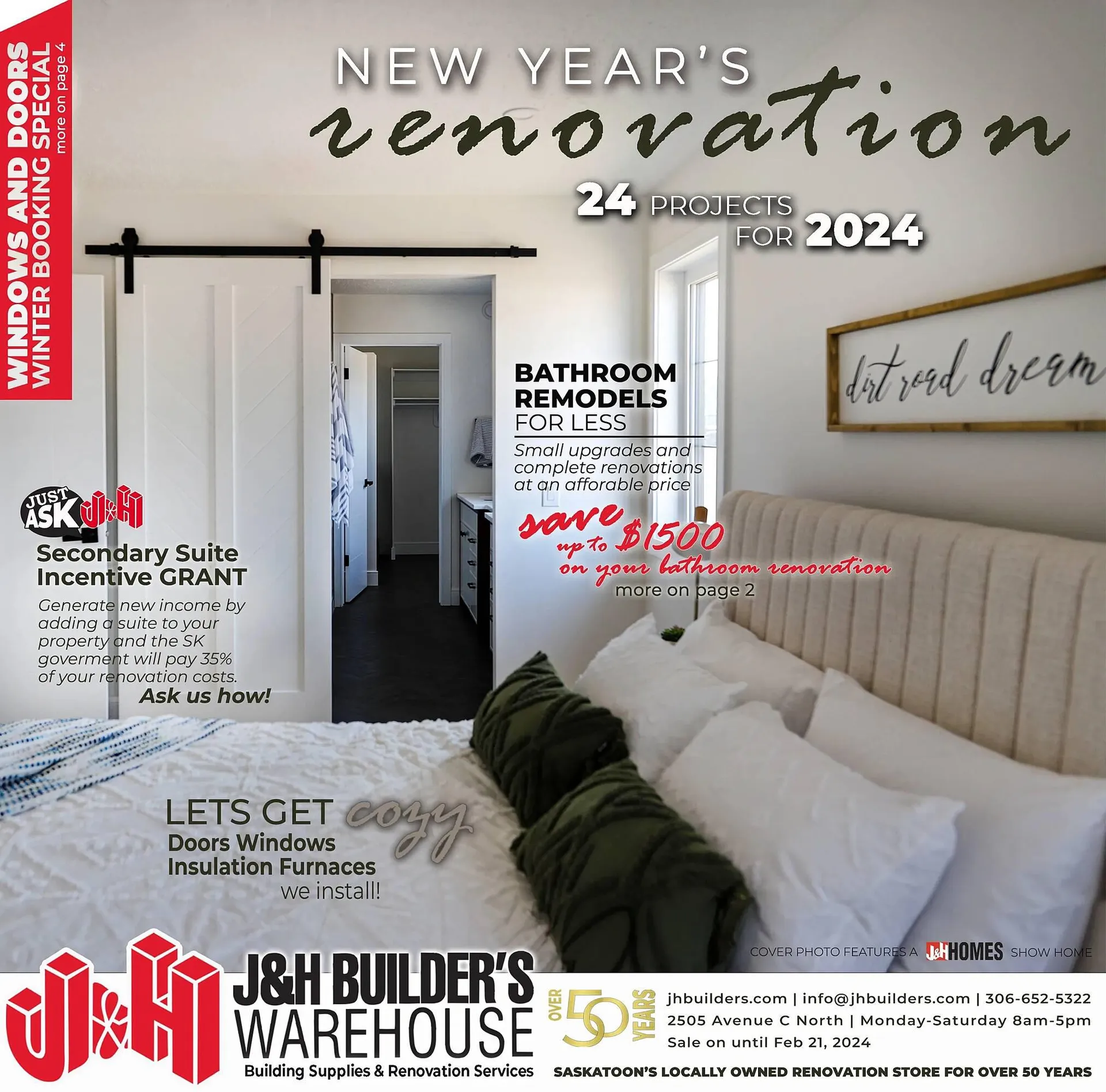 J&H Builder's Warehouse flyer from February 1 to February 29 2024 - flyer page 