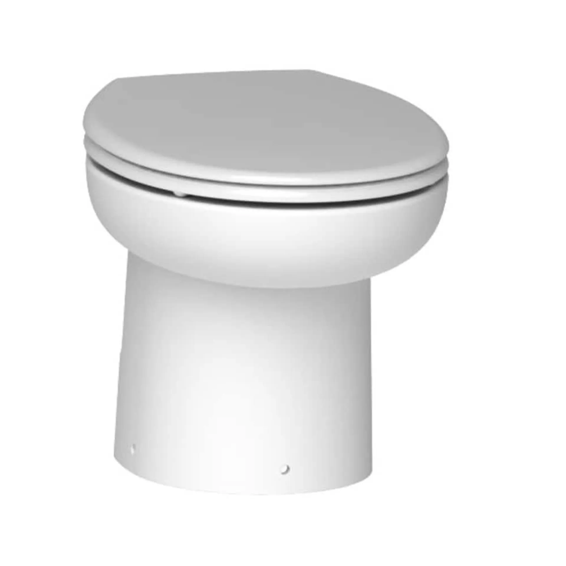 Sanimarin31 (12Volt) Low Profile Automatic Electric Marine Macerting Toilet (Porcelain Bowl)