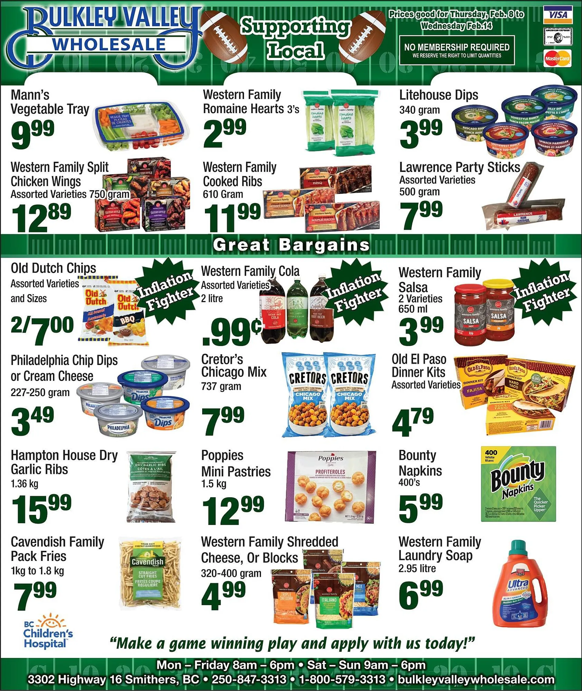 Bulkley Valley Wholesale flyer from February 7 to February 13 2024 - flyer page 