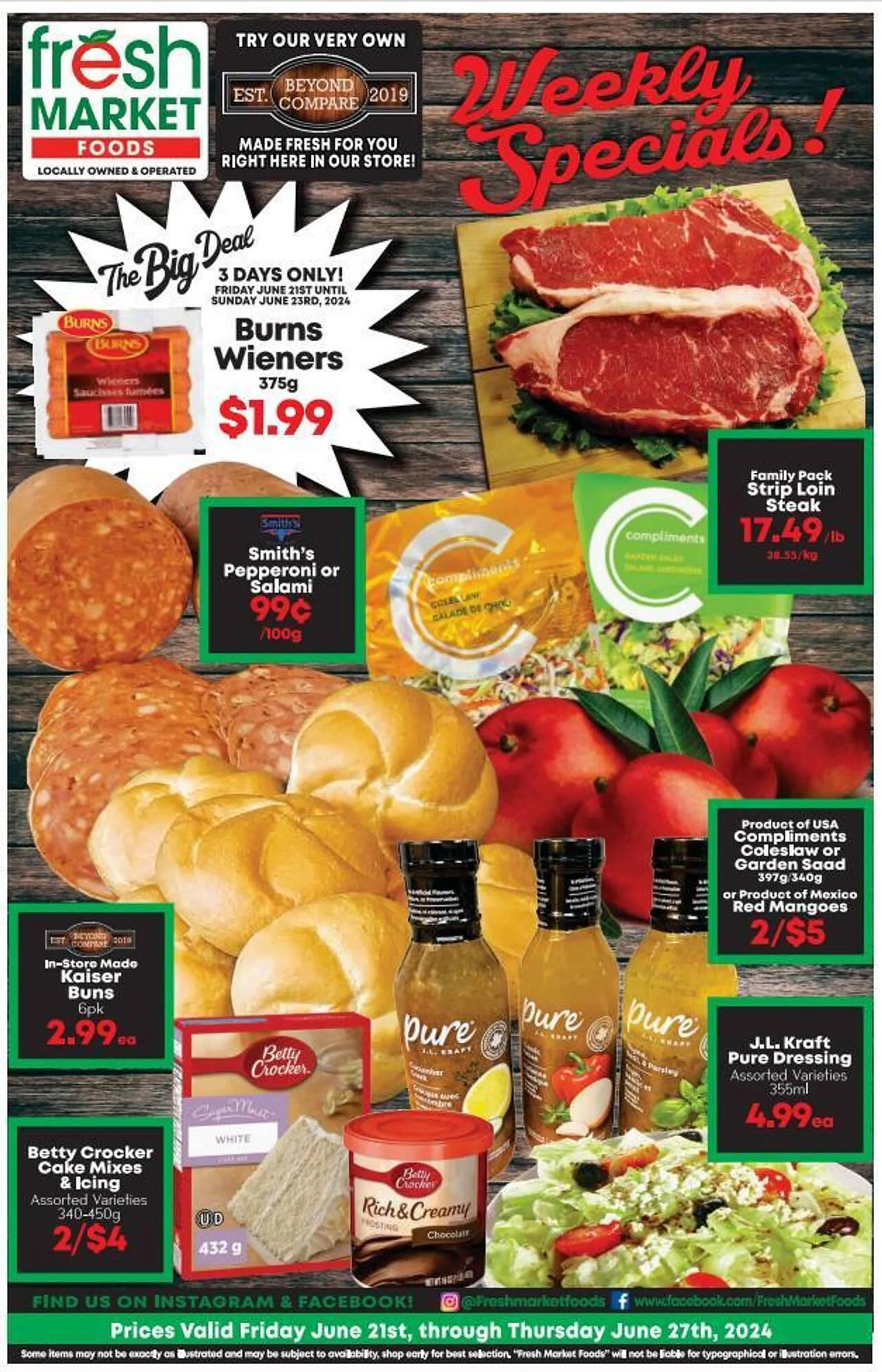 Fresh Market Foods flyer - 1