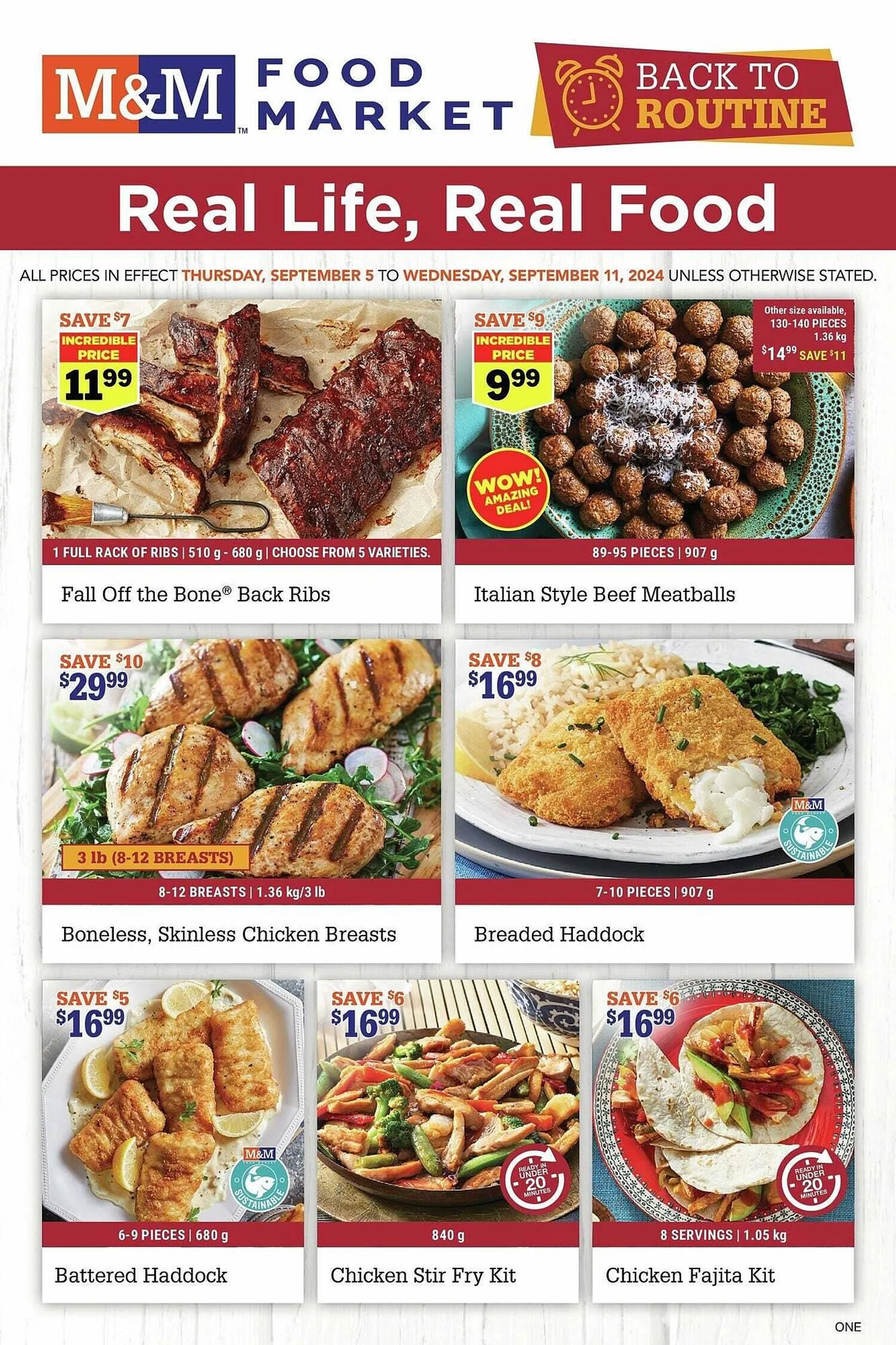 M & M Food Market flyer - 1