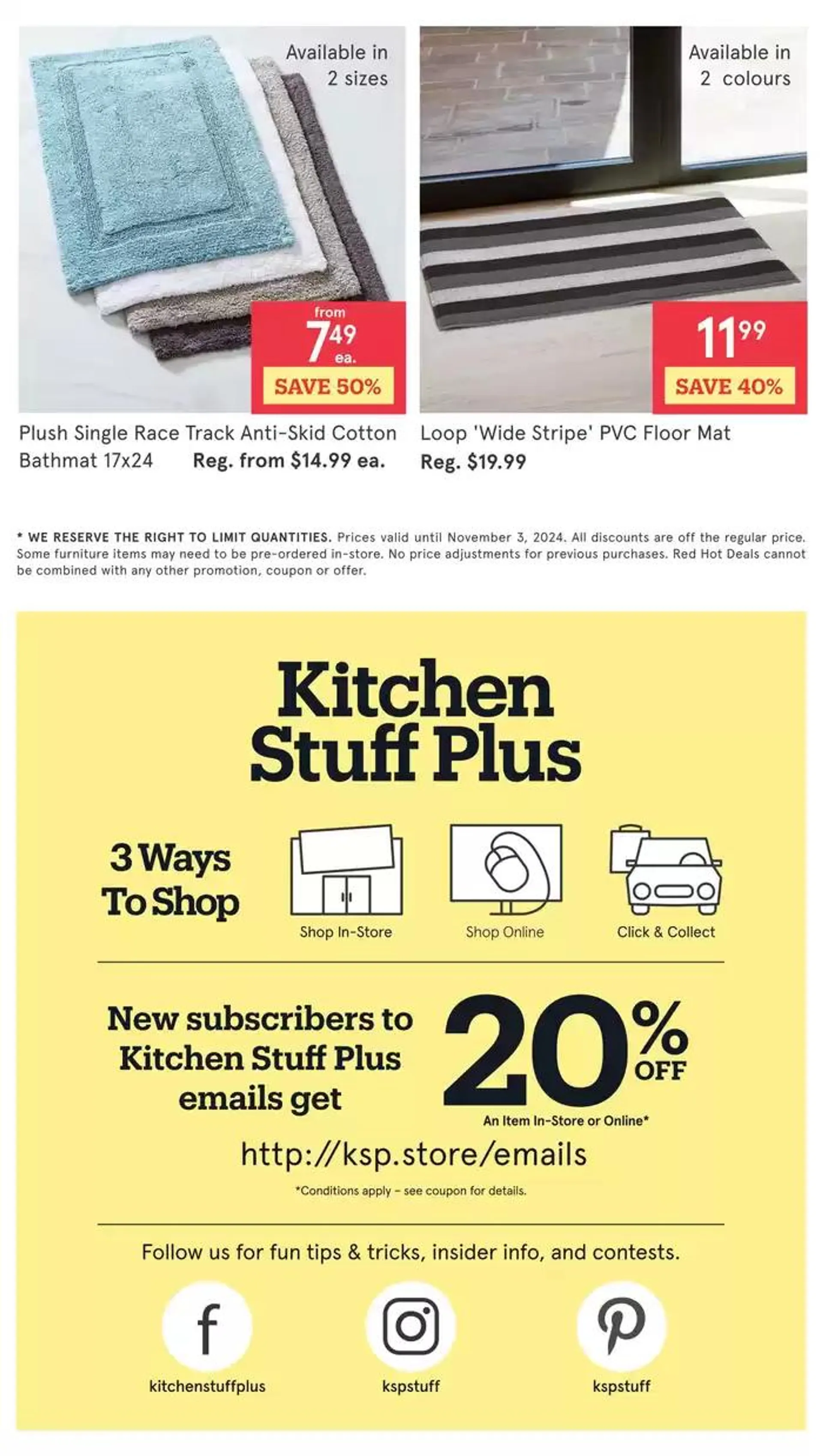 Kitchen Stuff Plus weeky flyer from October 28 to November 3 2024 - flyer page 6