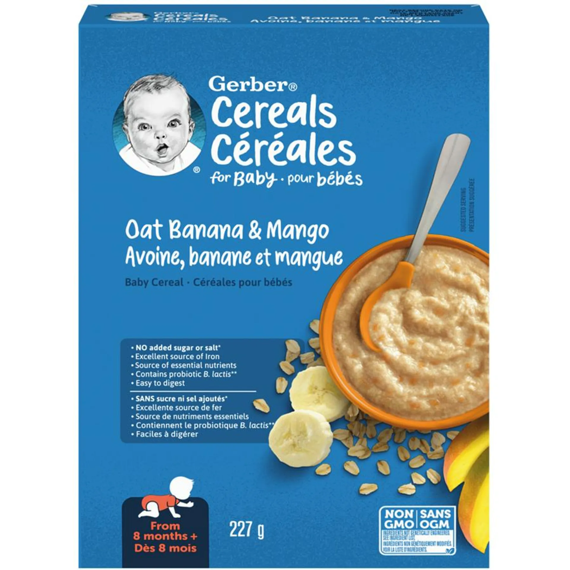 Gerber Stage 3 Oat Banana Mango Baby Cereal