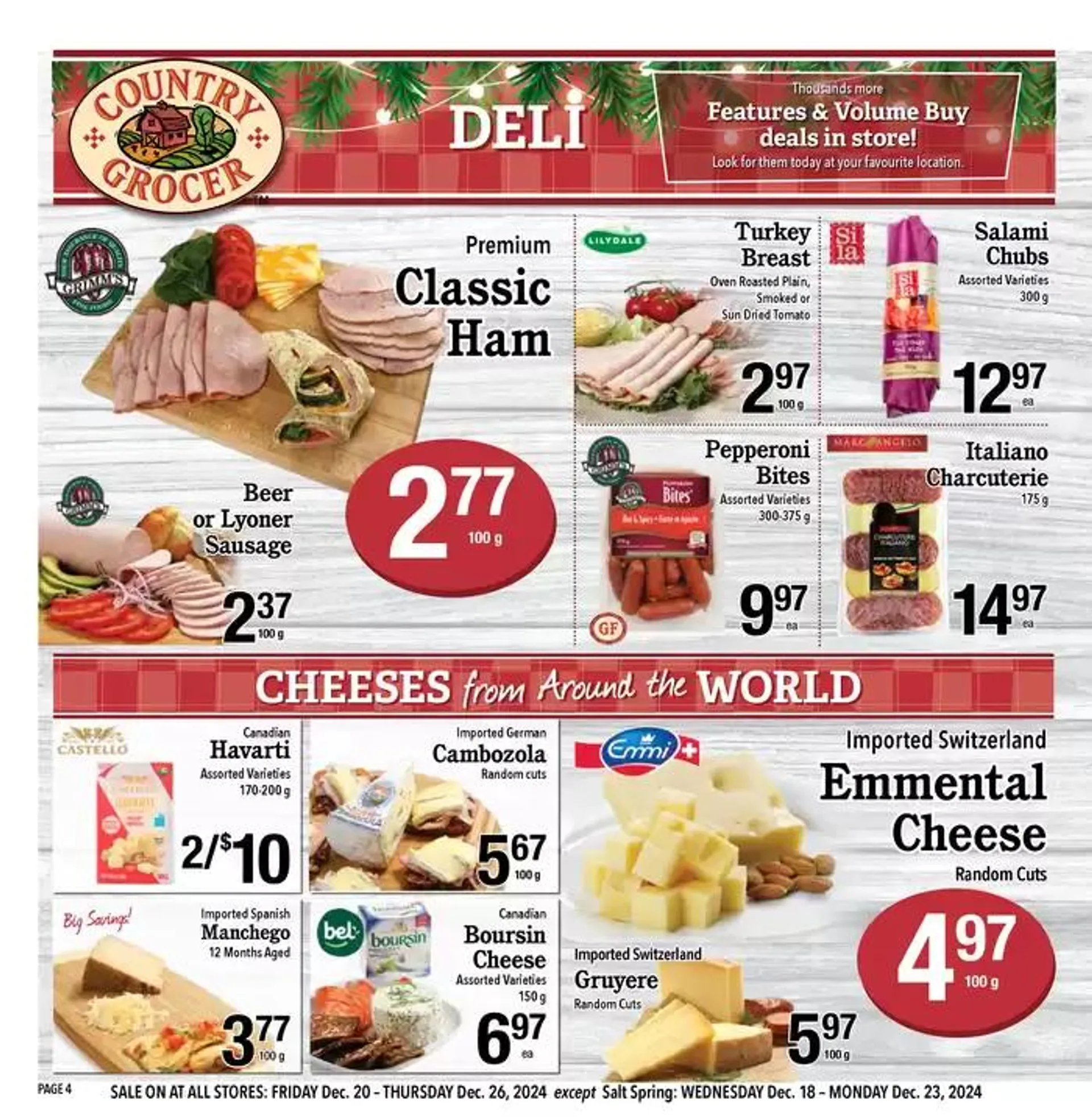 Exclusive bargains from December 18 to January 1 2025 - flyer page 4