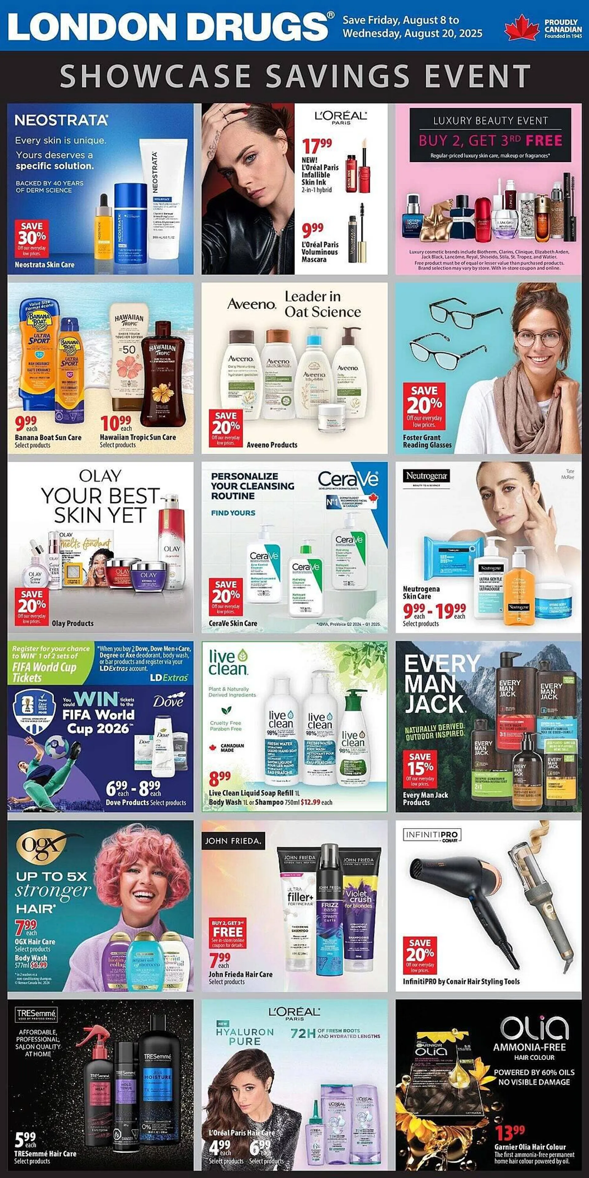 London Drugs flyer from August 8 to August 15 2025 - flyer page 1