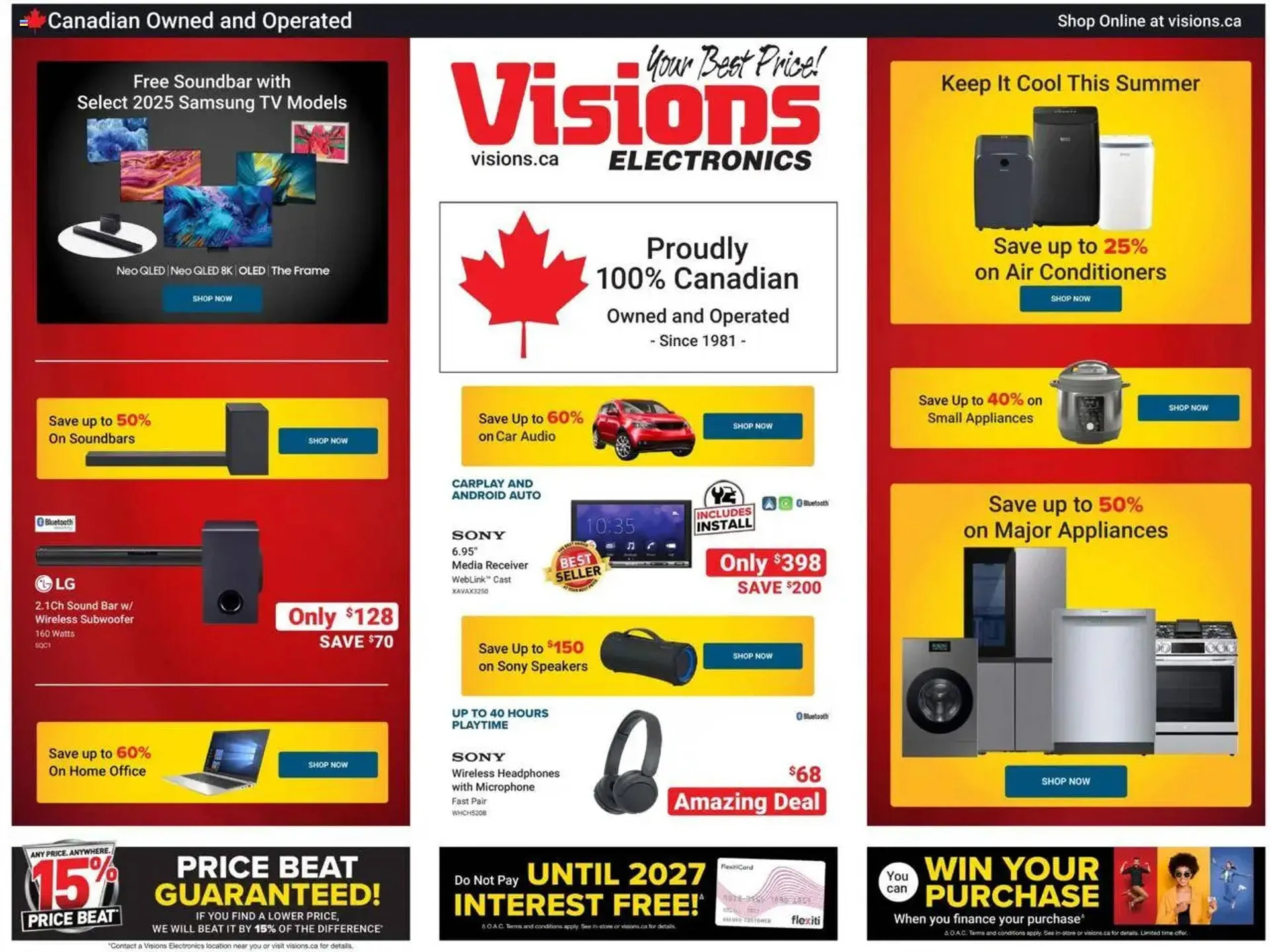 Visions Electronics flyer - 1