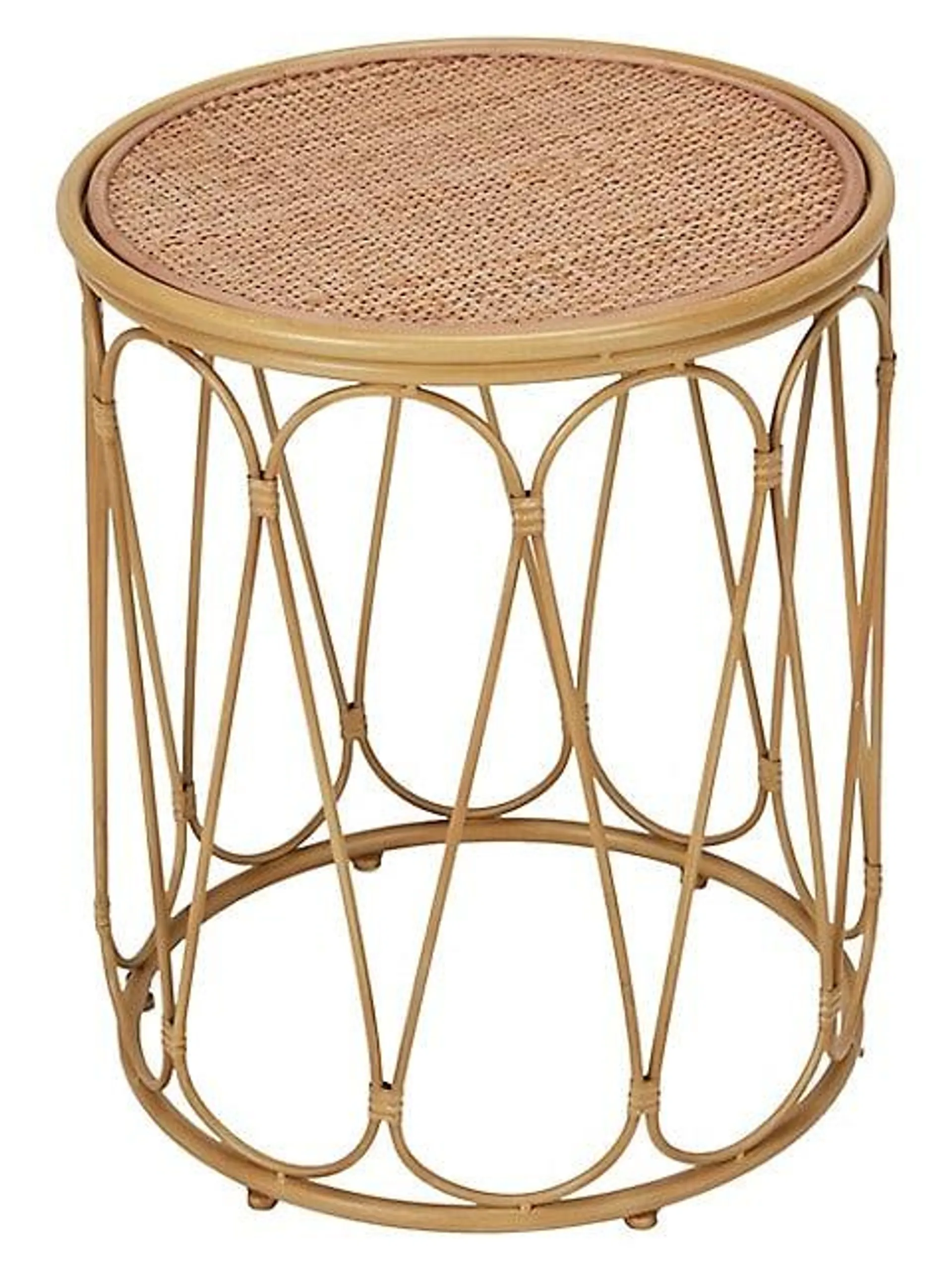 Rattan Side Table