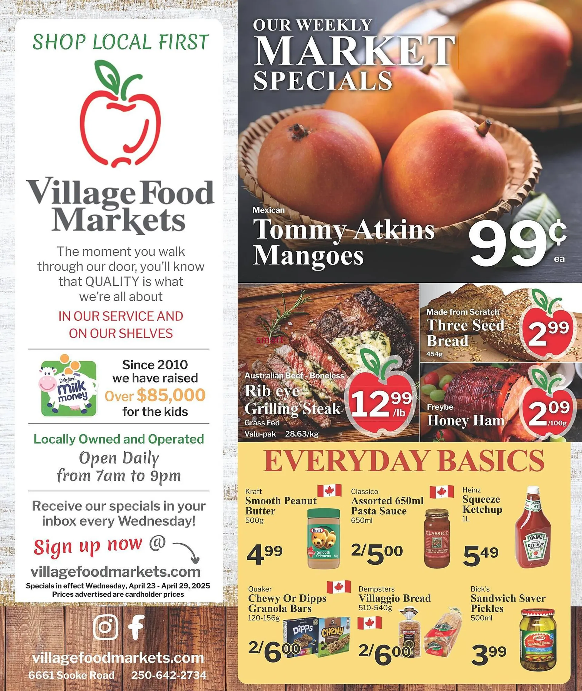 Village Food Markets flyer - 1