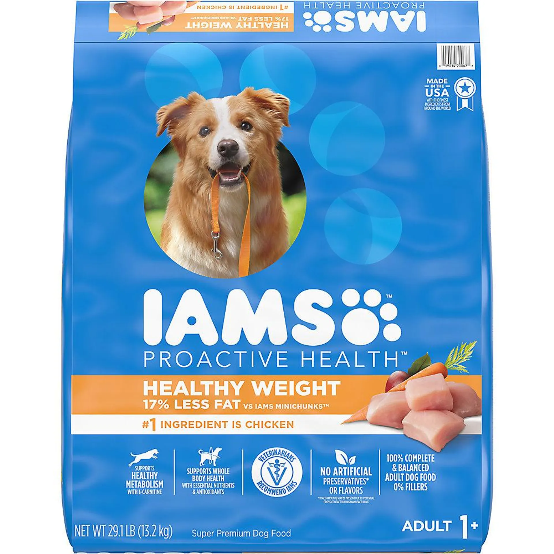 Iams Healthy Weight Control Adult Dry Dog Food with Real Chicken