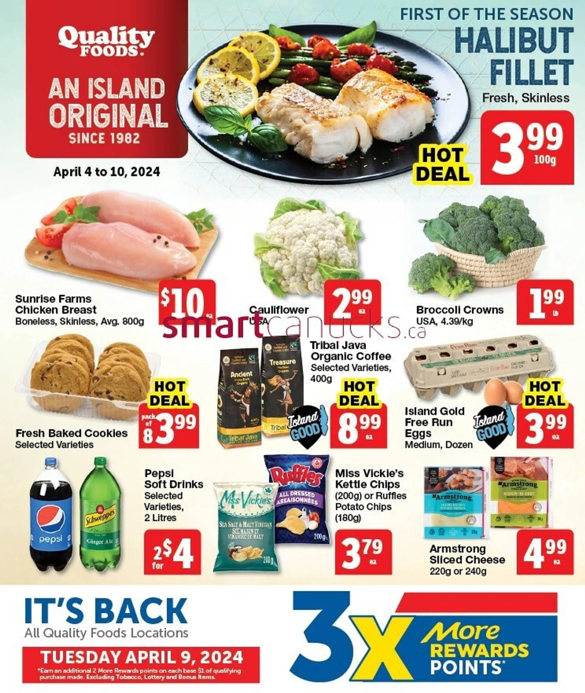 Quality Foods flyer from April 4 to April 10 2024 - flyer page 