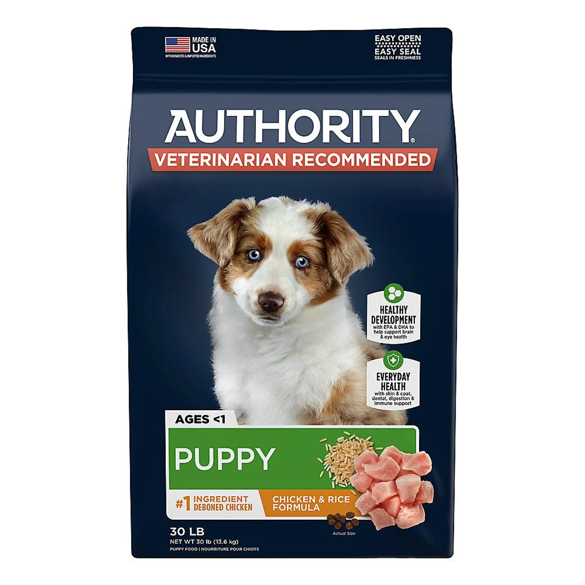 Authority® Everyday Health Puppy Dry Dog Food - Chicken