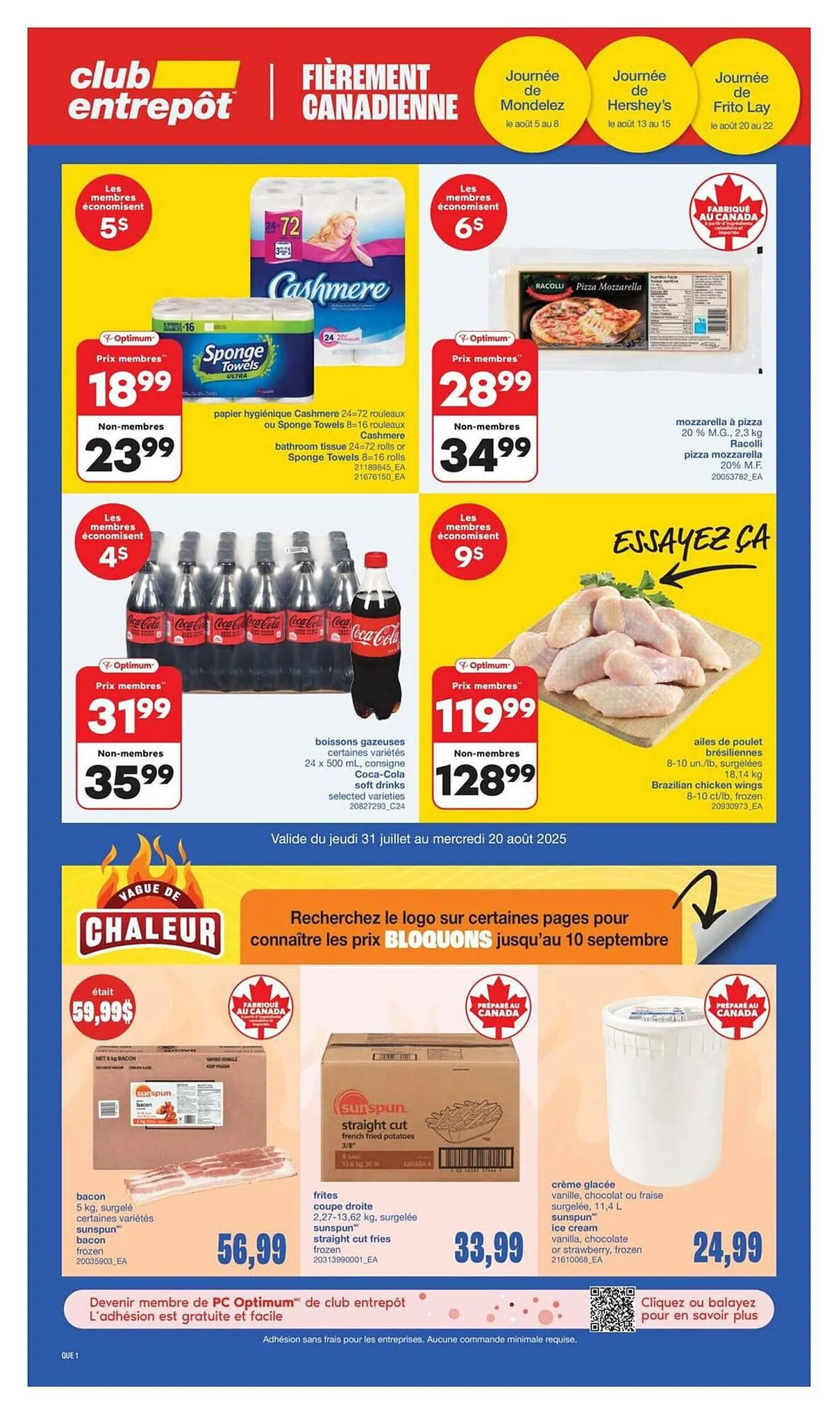 Wholesale Club flyer from July 31 to August 7 2025 - flyer page 1