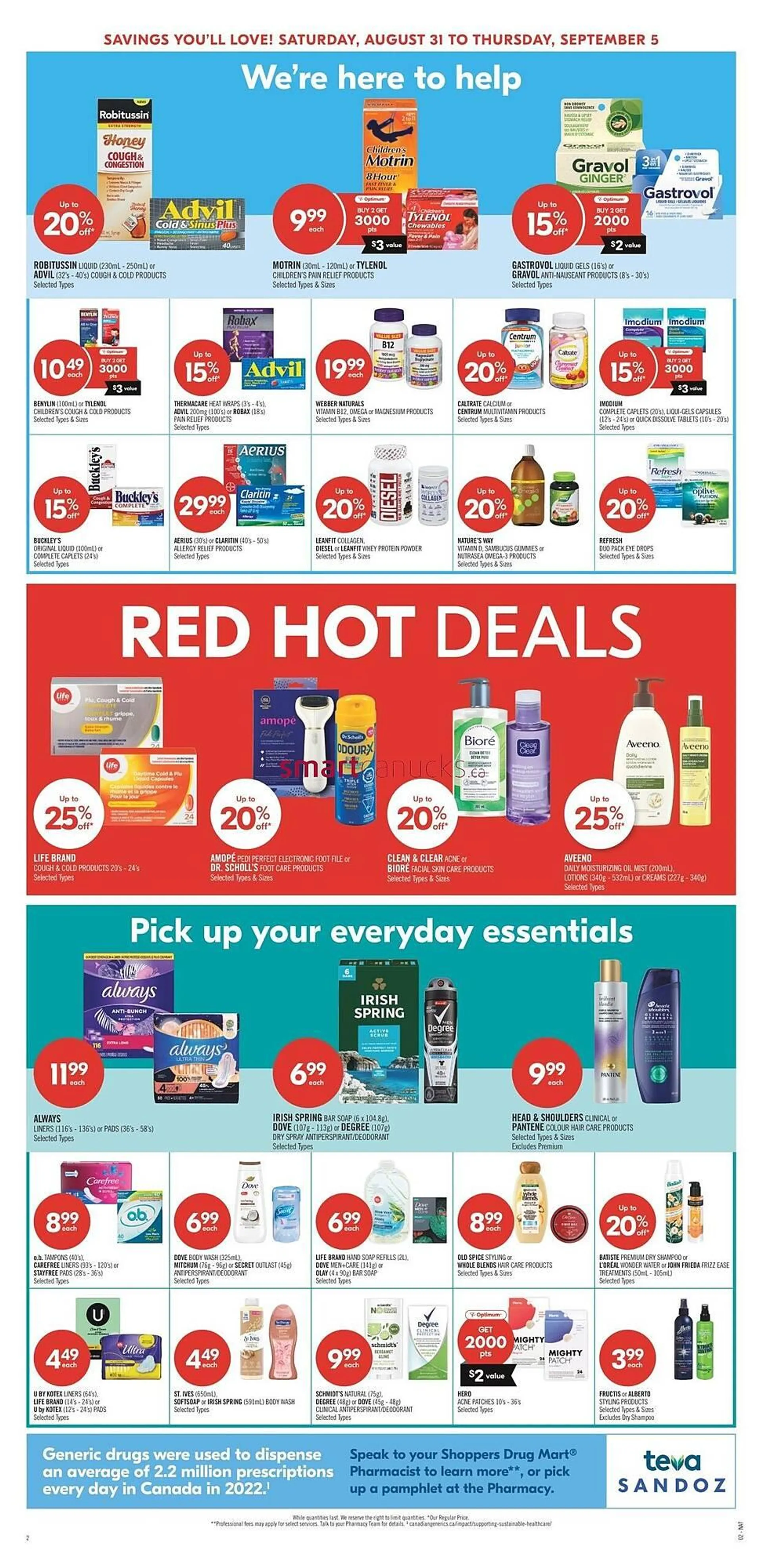 Shoppers Drug Mart flyer from August 30 to September 2 2024 - flyer page 6