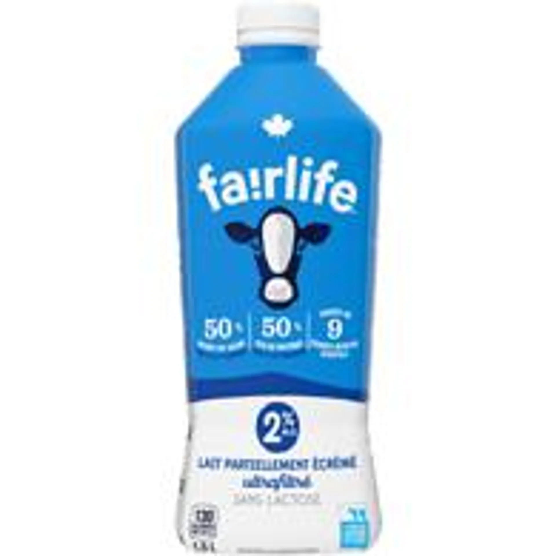 Lait 2 % Partiellement Écrémé Ultrafiltré Sans Lactose