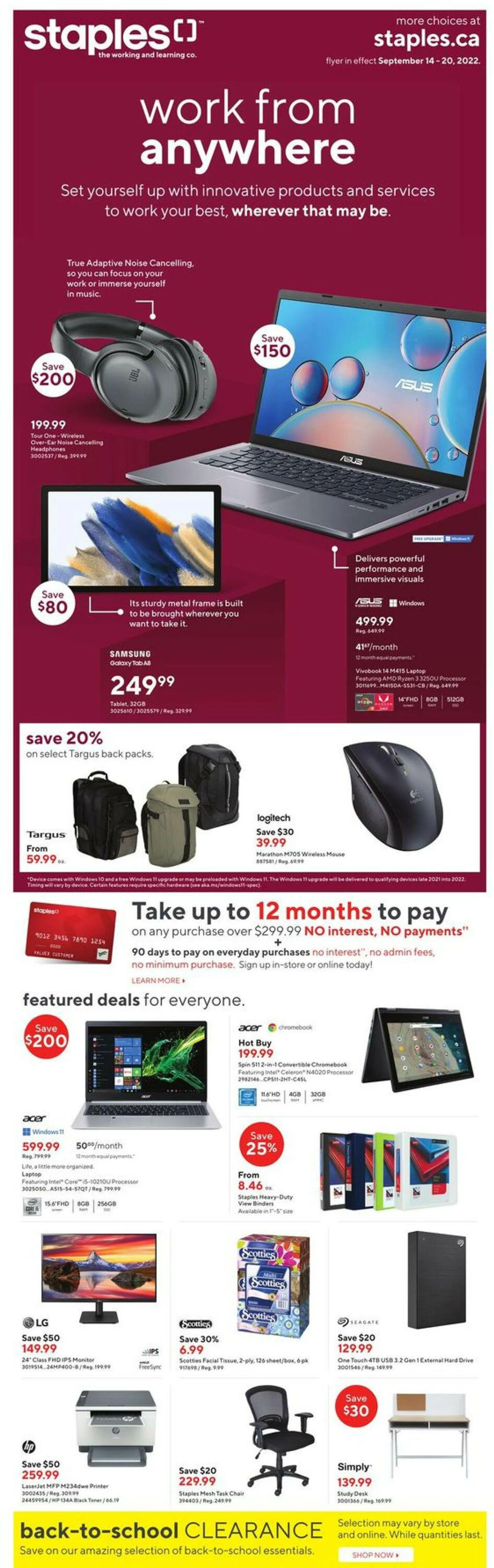 Staples Current flyer - 1