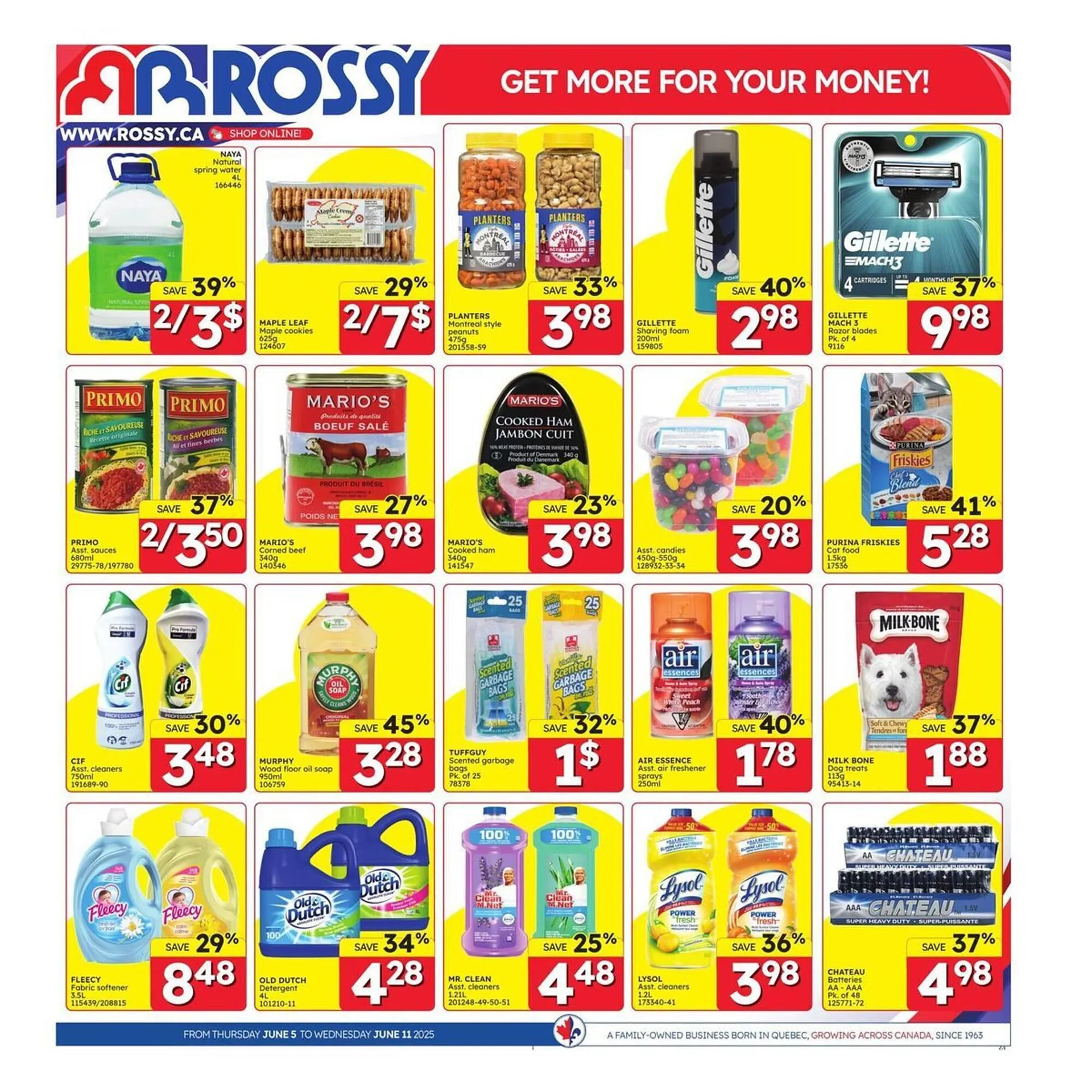 Rossy flyer from June 5 to June 11 2025 - flyer page 1