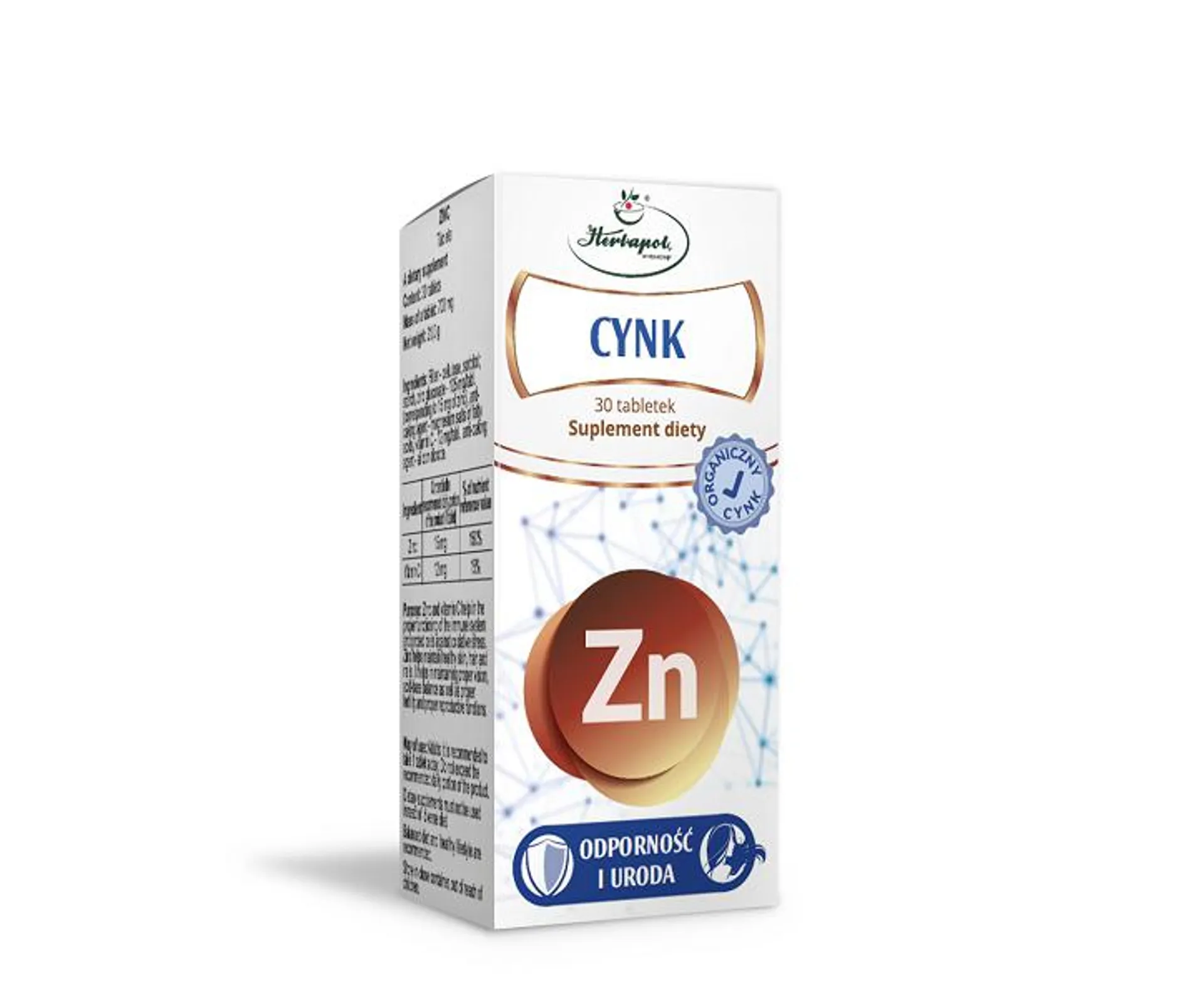 Zinc (15mg zinc + 12mg Vit C) 30 Tablets