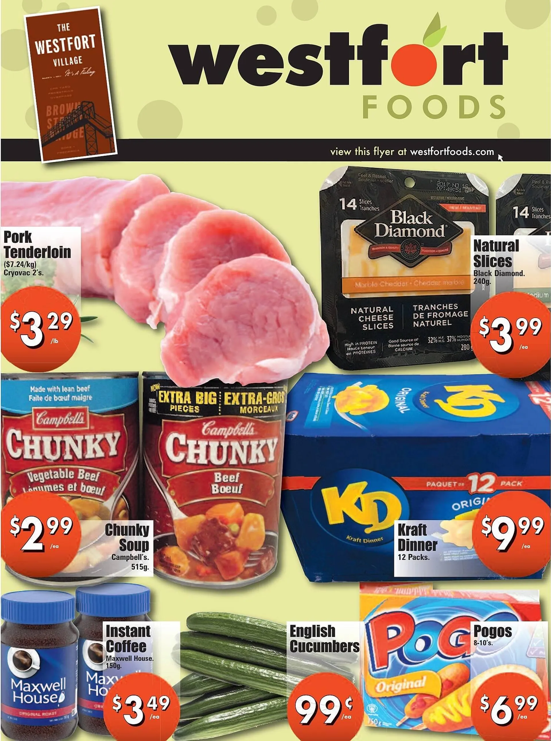 Westfort Foods flyer - 1