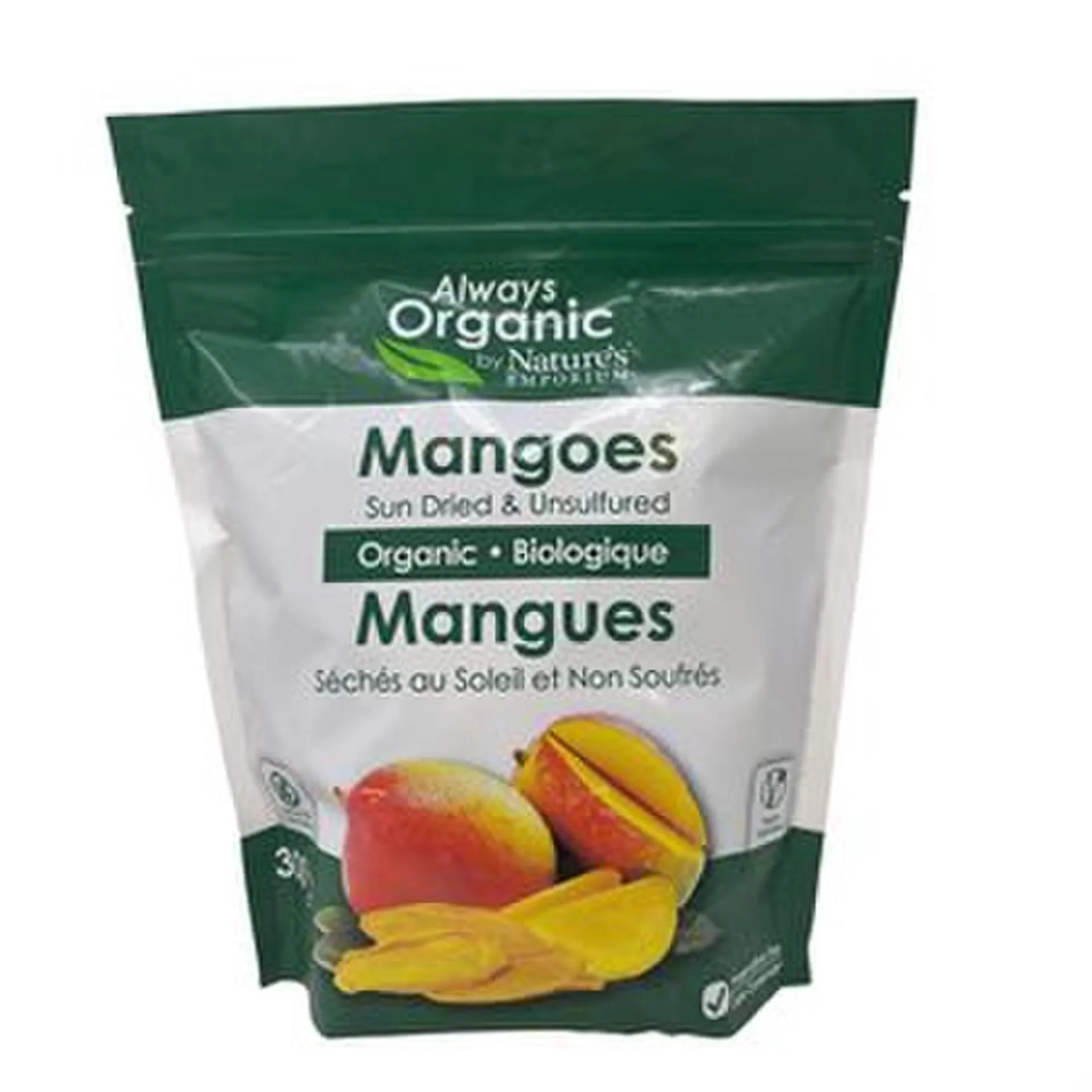 Always Organic Dried Mango Org Bag 300 g