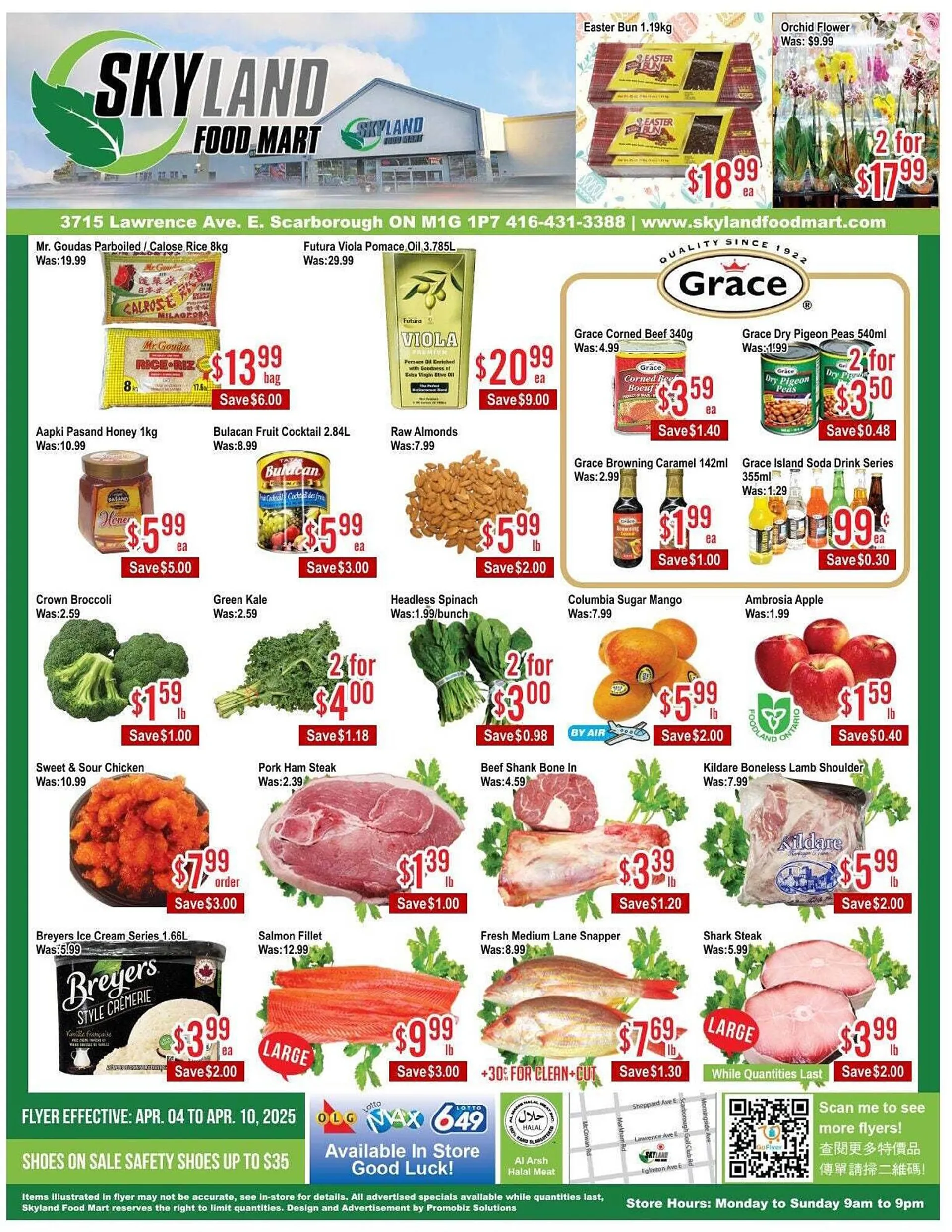 Skyland Foodmart flyer - 1
