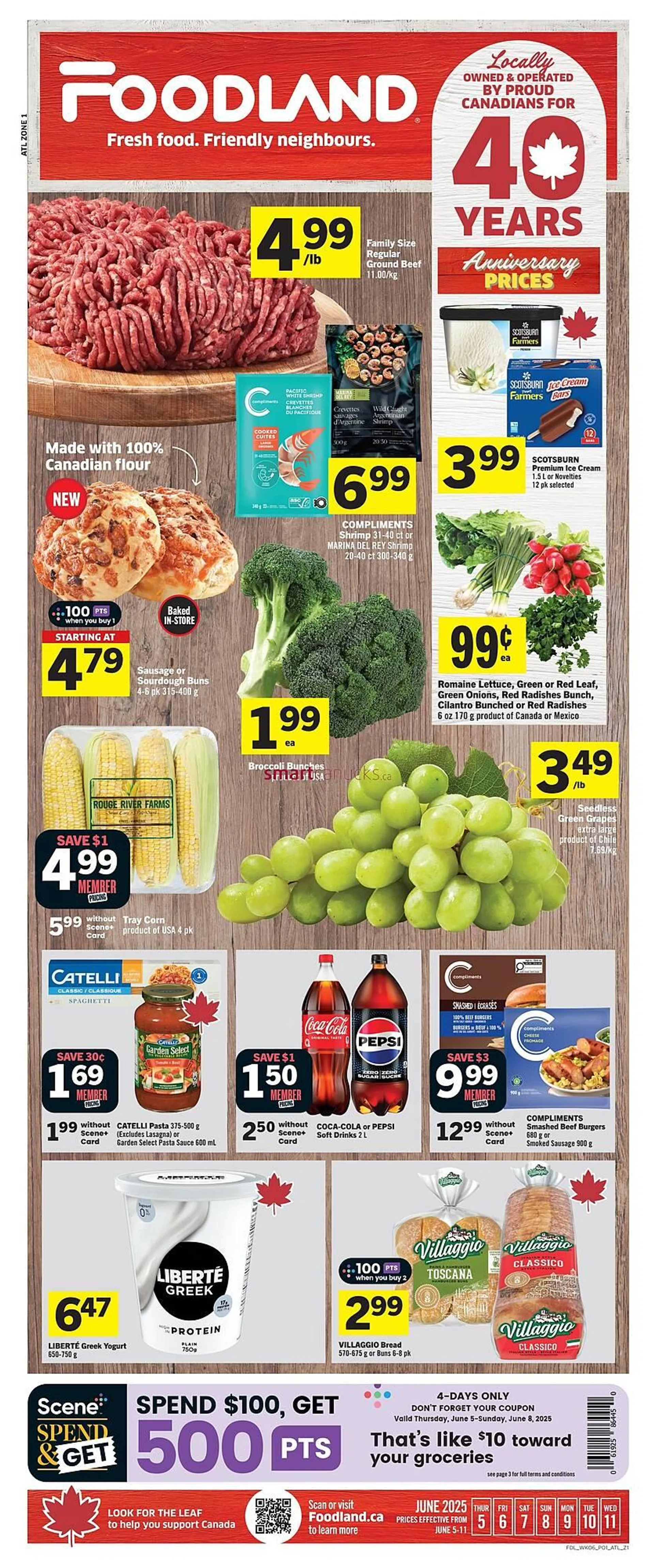 Foodland flyer from June 4 to June 10 2025 - flyer page 1