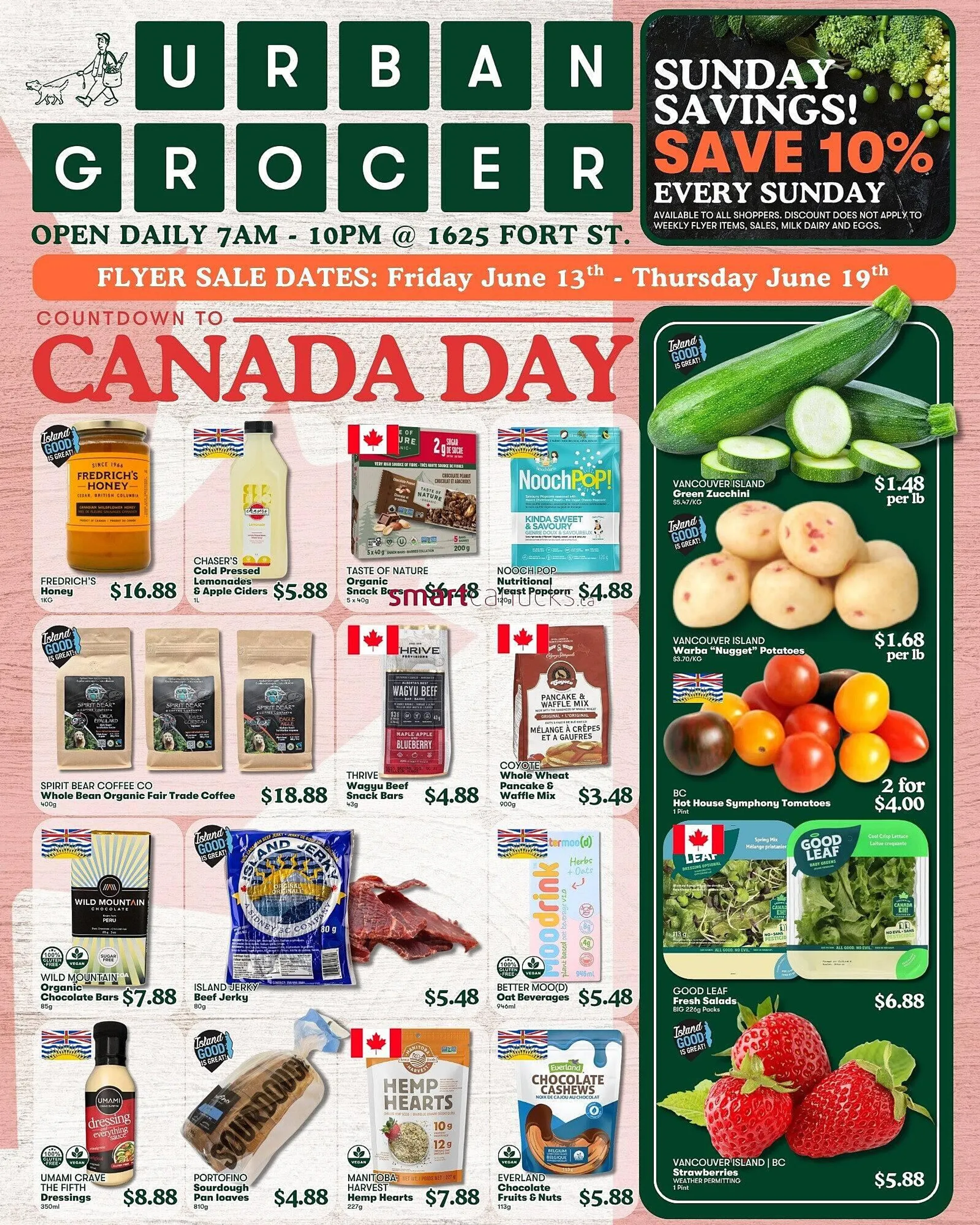 Urban Grocer flyer from June 13 to June 19 2025 - flyer page 1