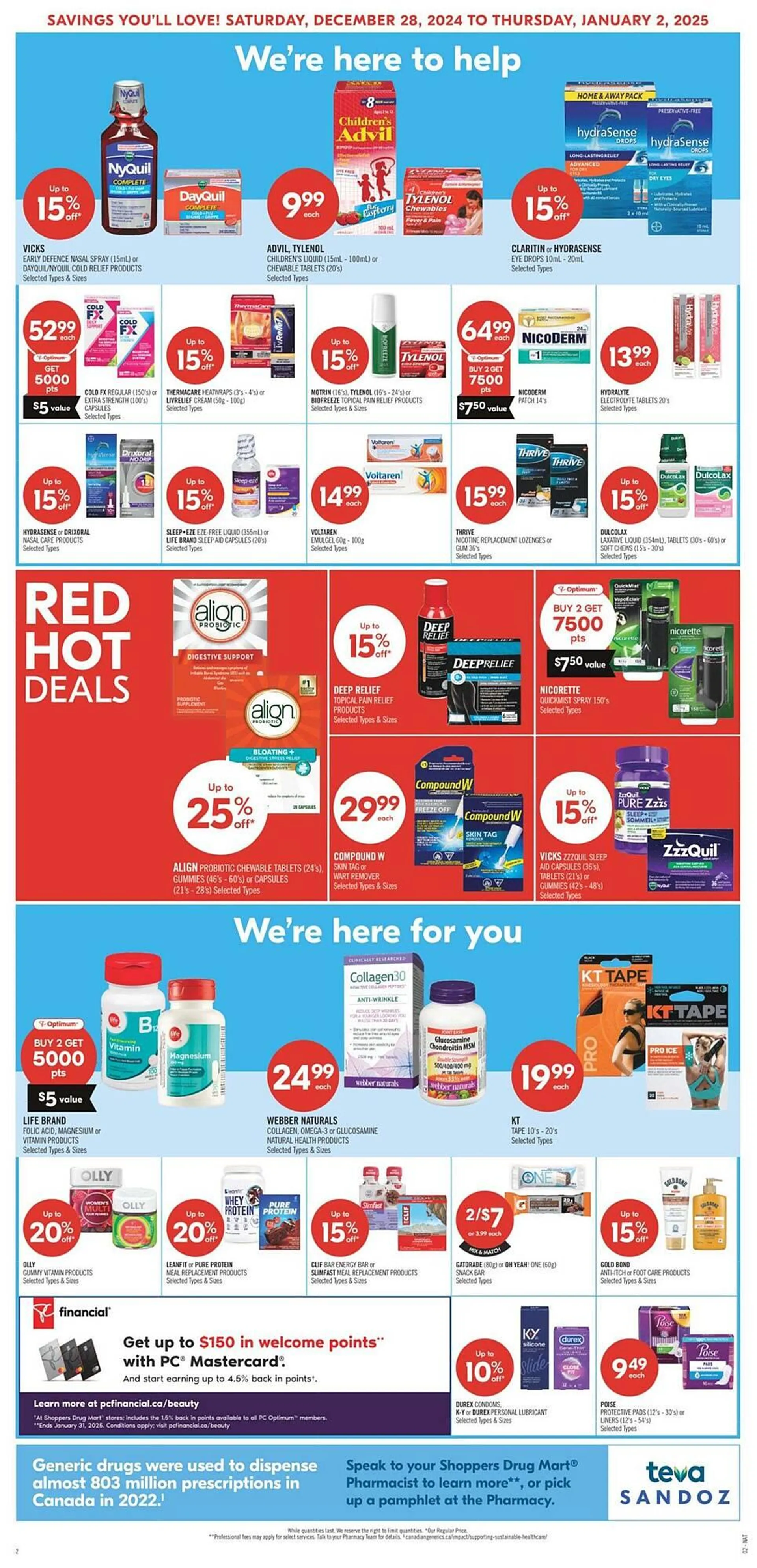 Shoppers Drug Mart flyer from December 28 to January 6 2025 - flyer page 6