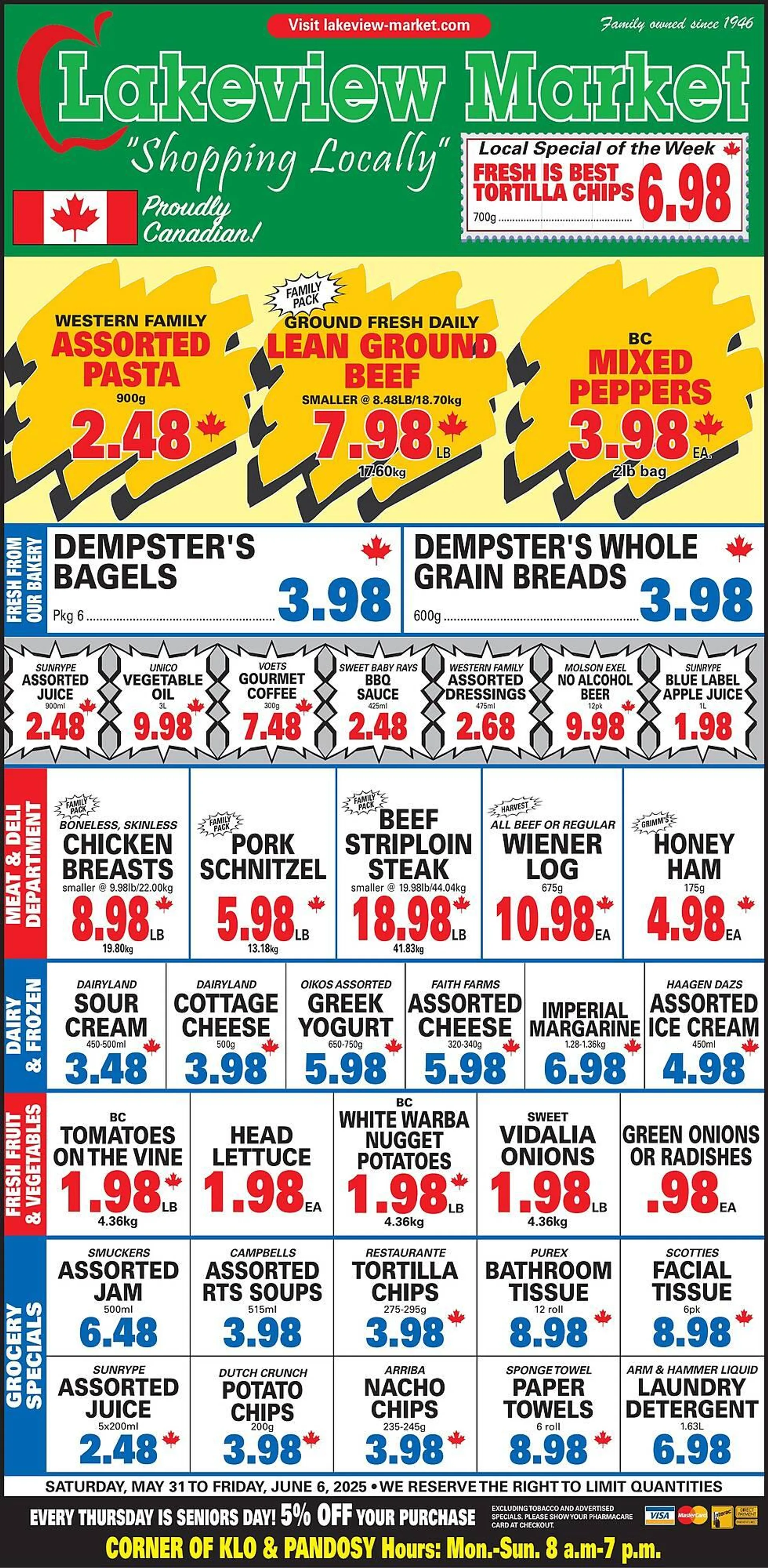Lakeview Market flyer from May 29 to June 4 2025 - flyer page 1