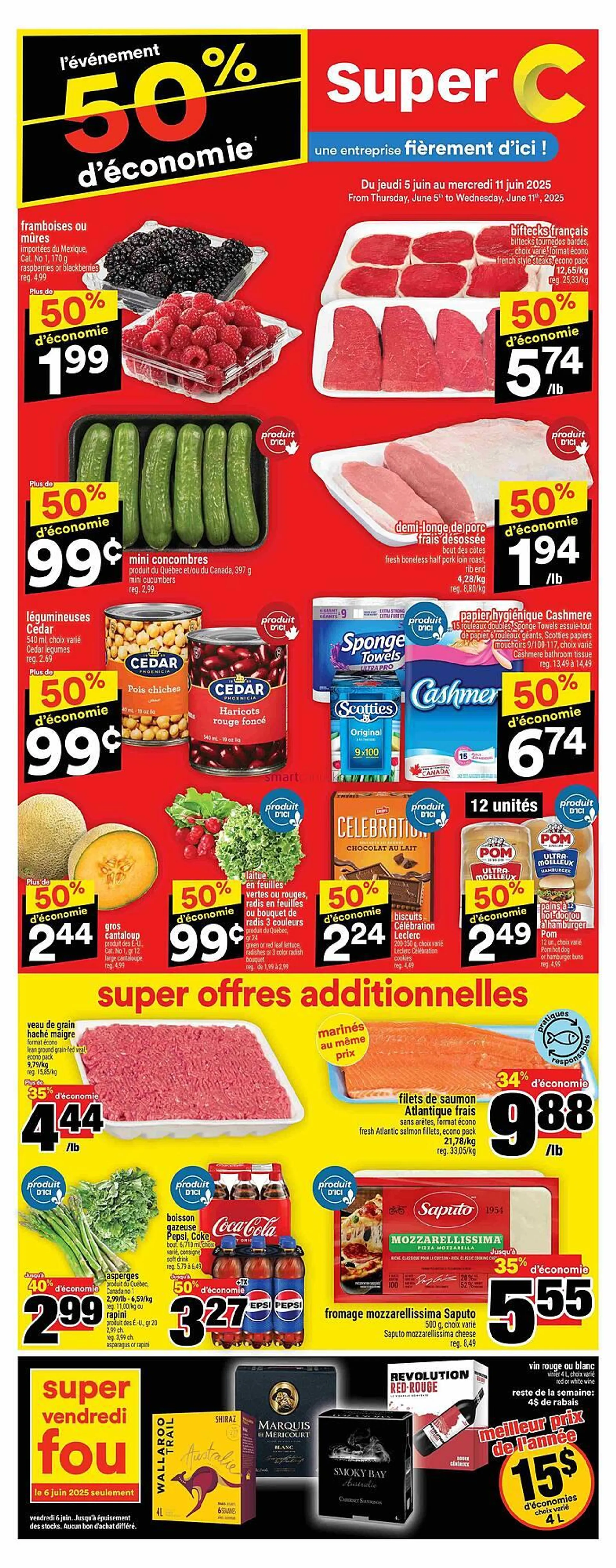 Super C flyer from June 4 to June 10 2025 - flyer page 1