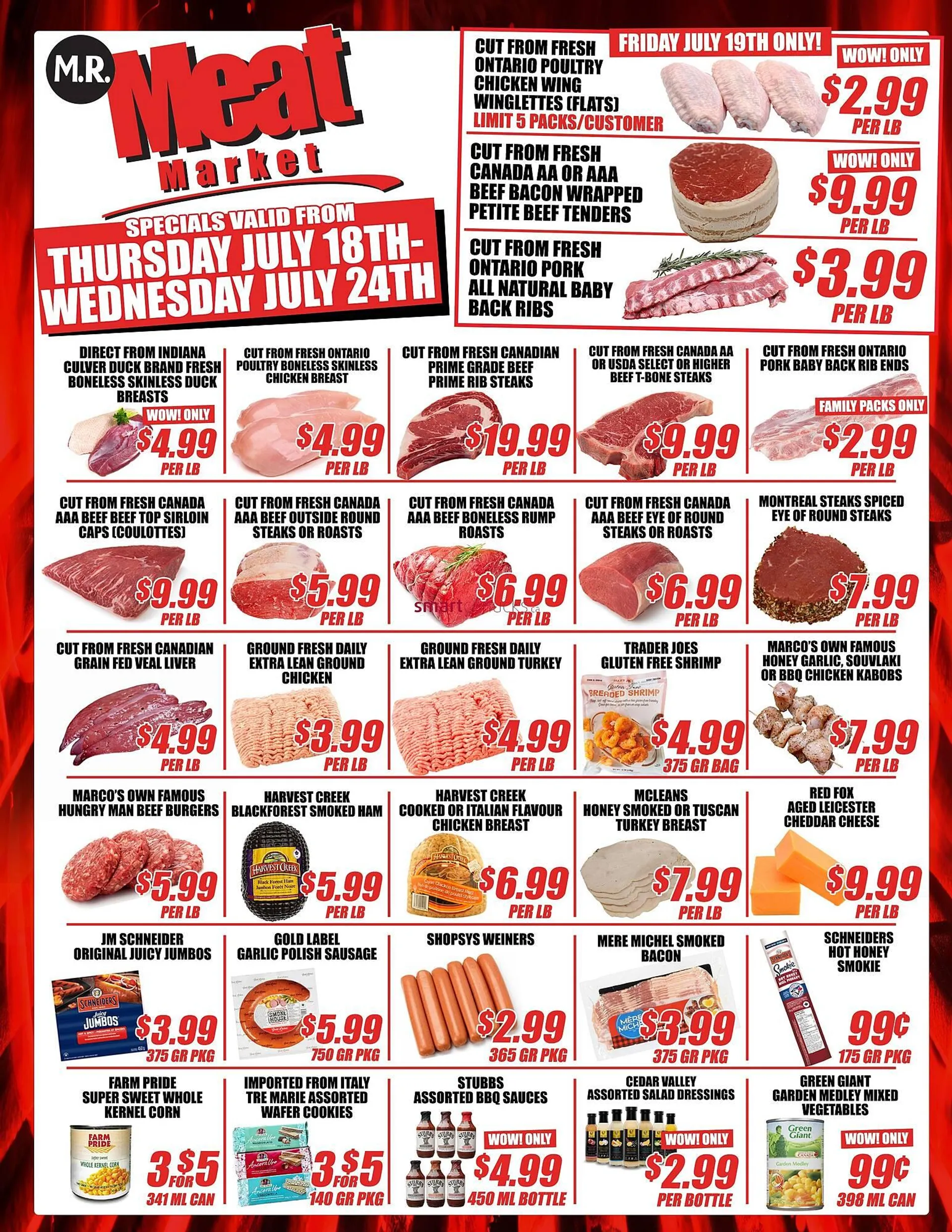 Mr. Meat Market flyer - 1