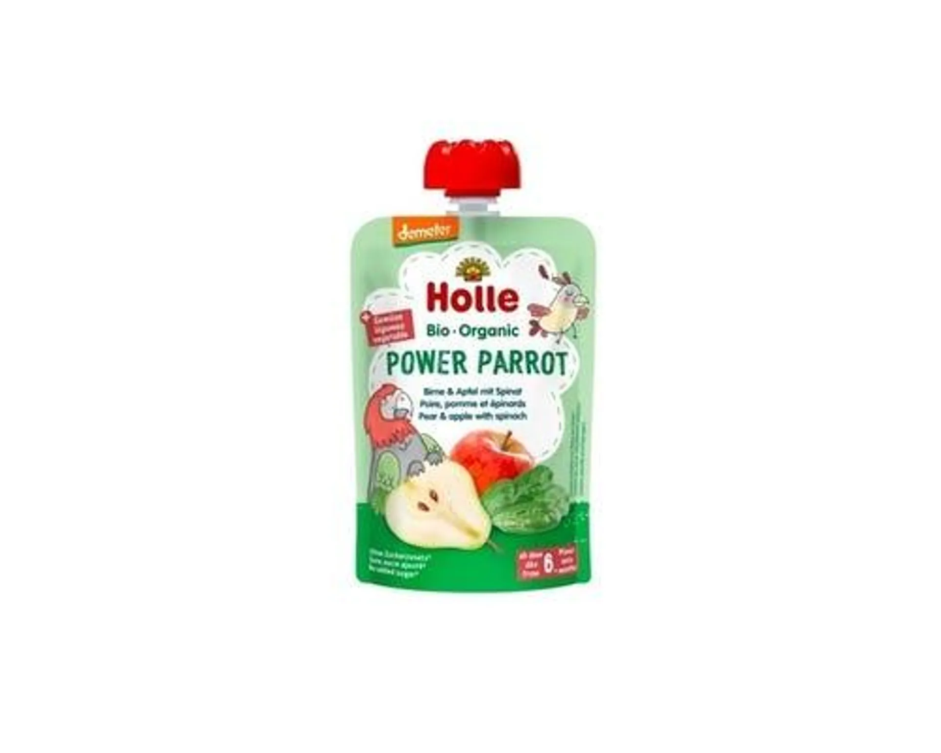 Holle Bio-Organic Baby Food Pouch Power Parrot 100g