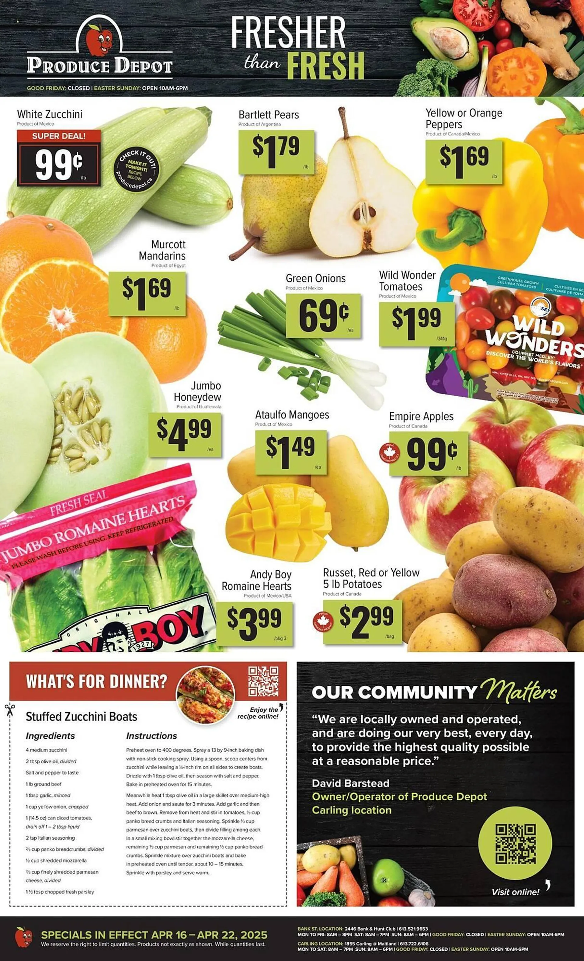 Produce Depot flyer - 1