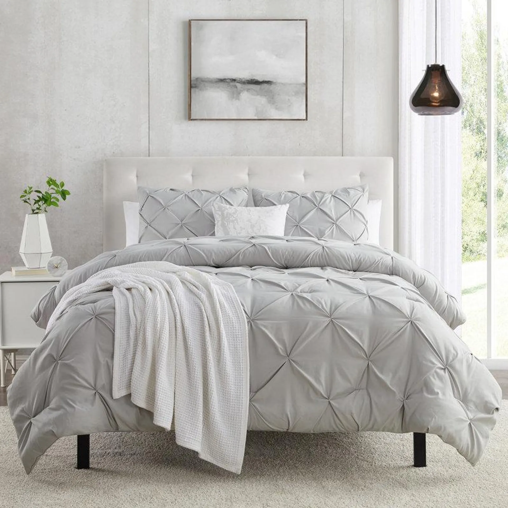 Solid Colour Comforter Set