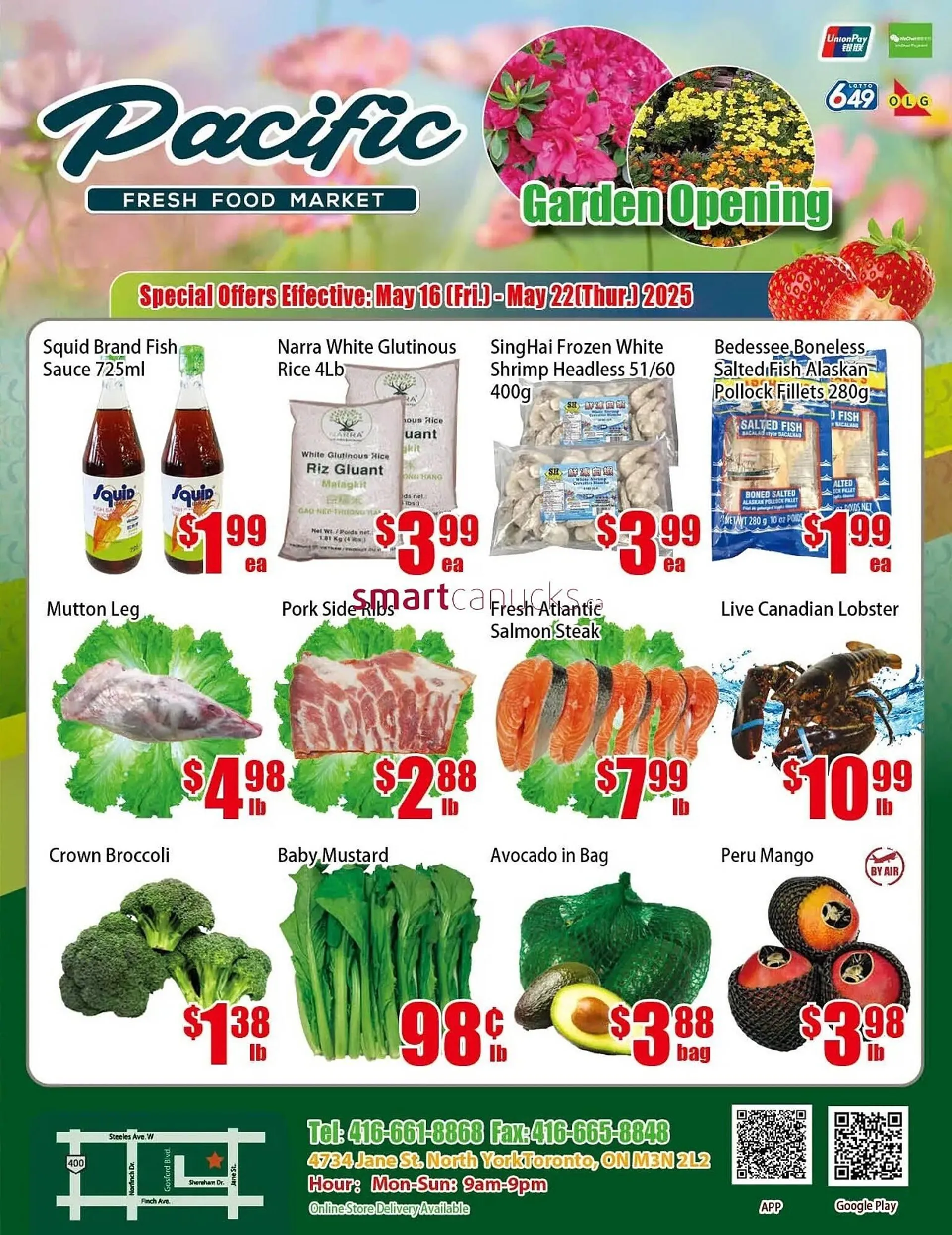 New Pacific Supermarket flyer - 1