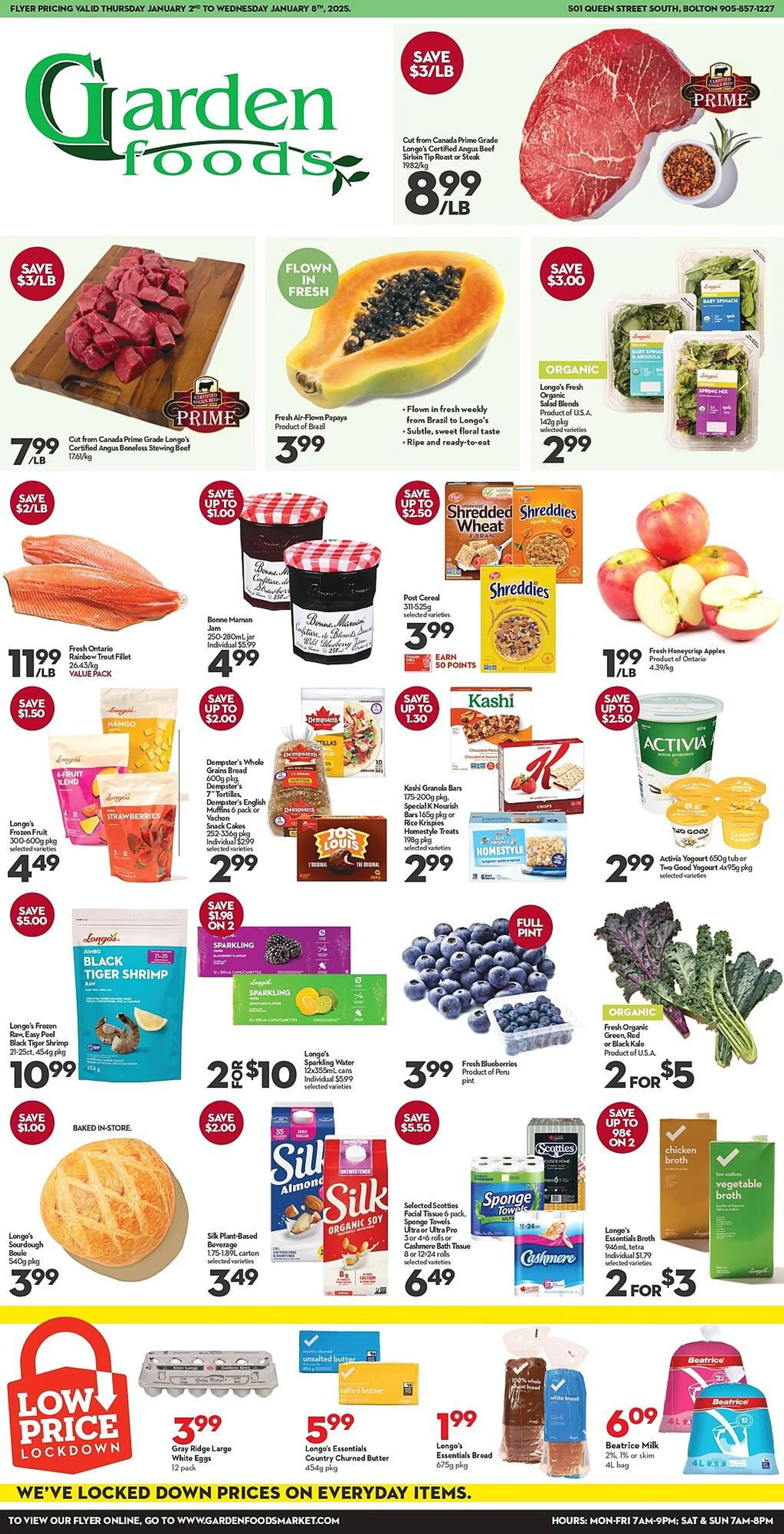 Garden Foods flyer from January 2 to January 8 2025 - flyer page 2