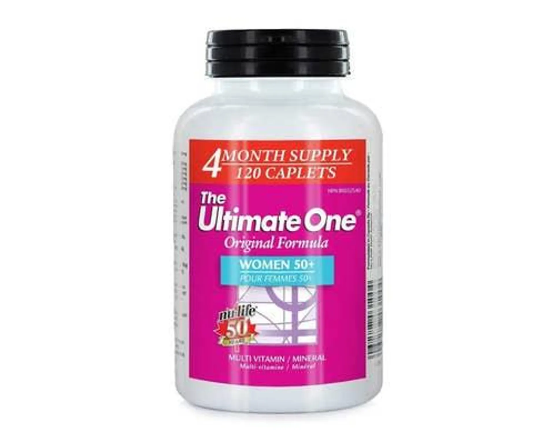 Nu-Life The Ultimate One Women 50+ Multi Vitamin 120 Caplets