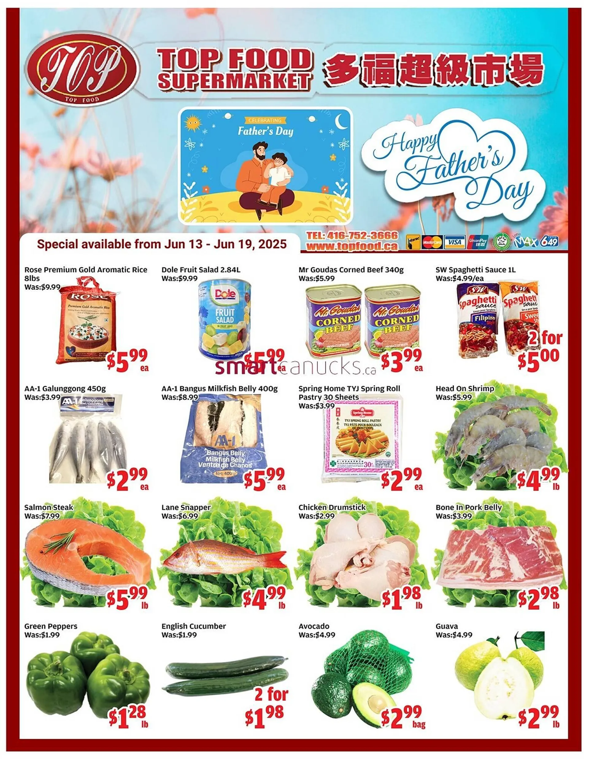 Top Food Supermarket flyer from June 13 to June 19 2025 - flyer page 1