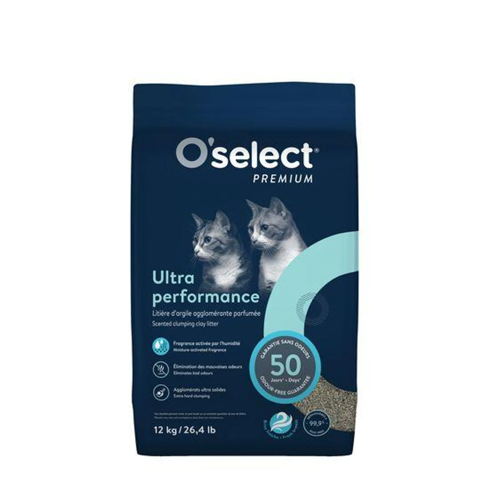 Ultra Performance Clumping Clay Litter, Fresh Breeze, 12 kg