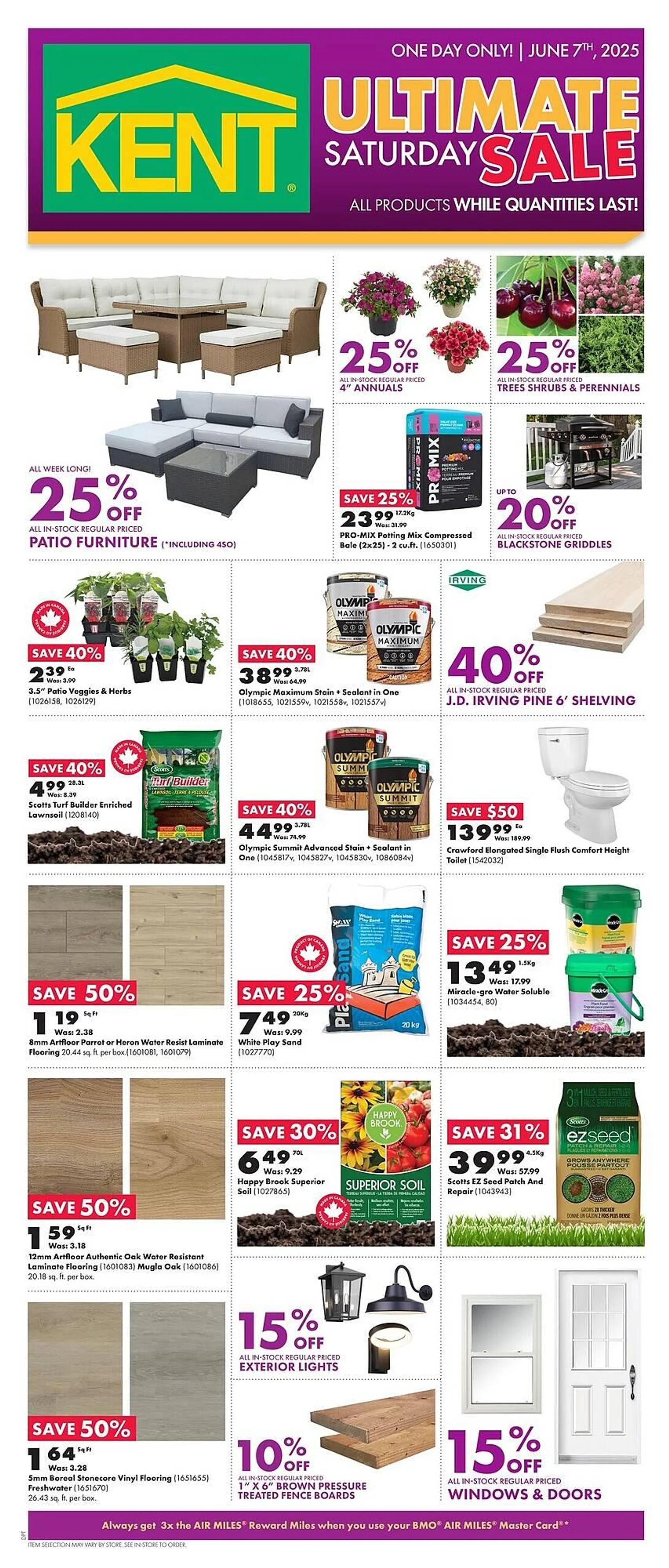 Kent flyer from June 4 to June 10 2025 - flyer page 1