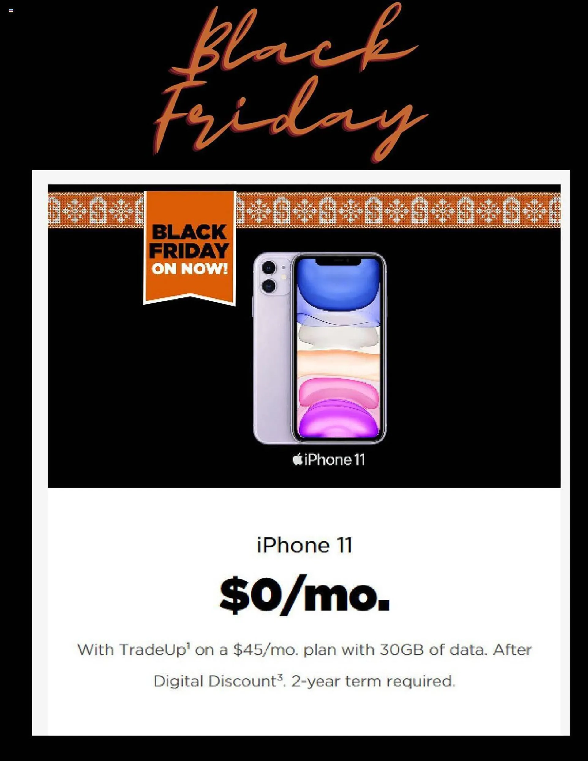 Freedom Mobile flyer - 2