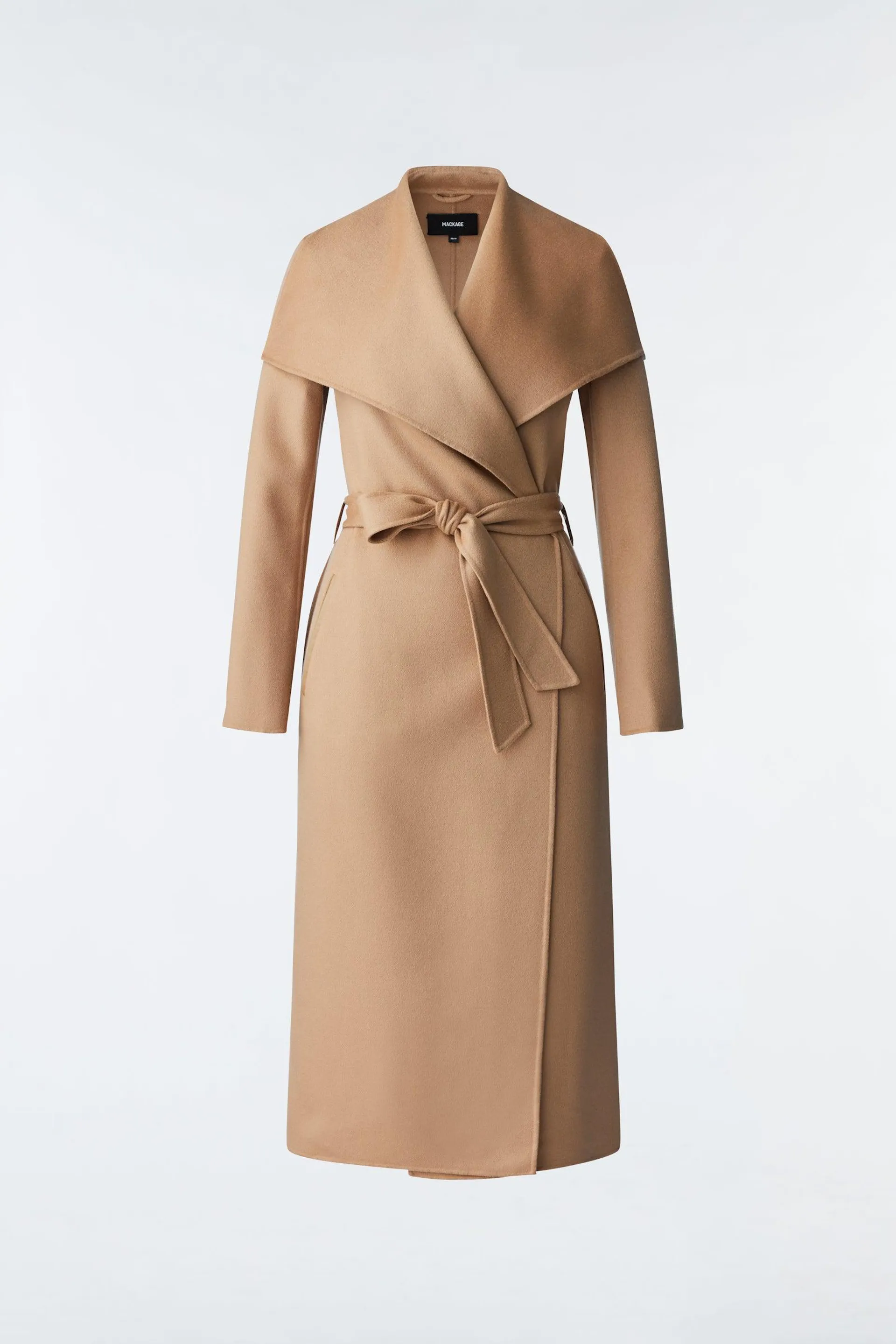 MAI-CN Double-face wool wrap coat