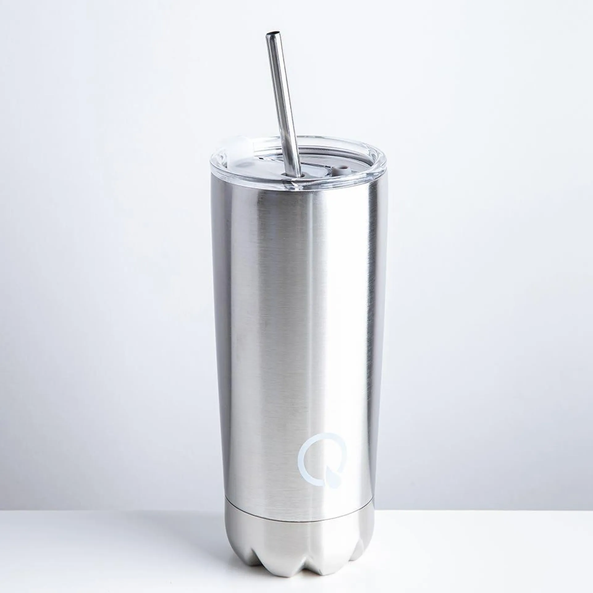 KSP Quench Double Wall Tumbler with Straw (Stainless Steel)